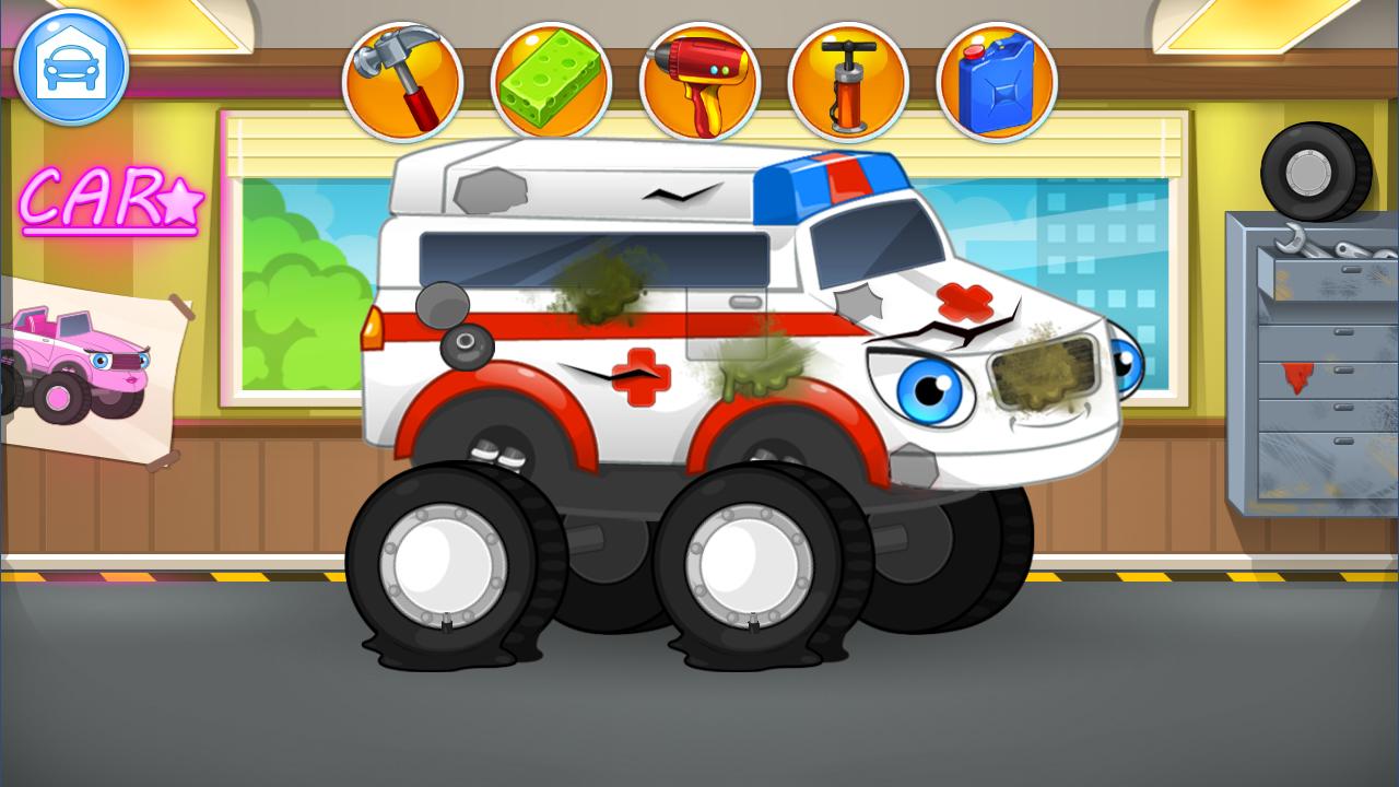 اسکرین شات 1 بازی Repair monster trucks