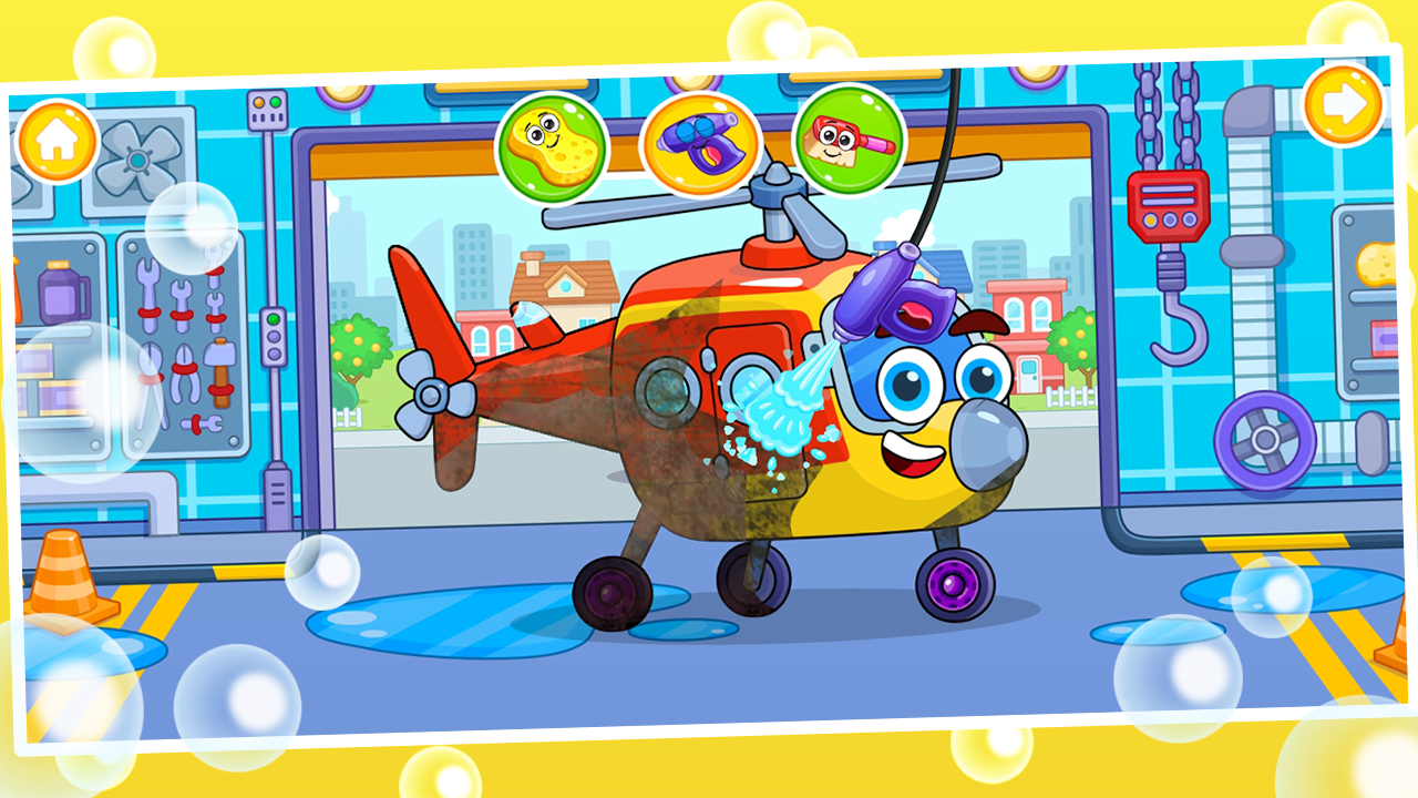 اسکرین شات 2 بازی Airplane wash