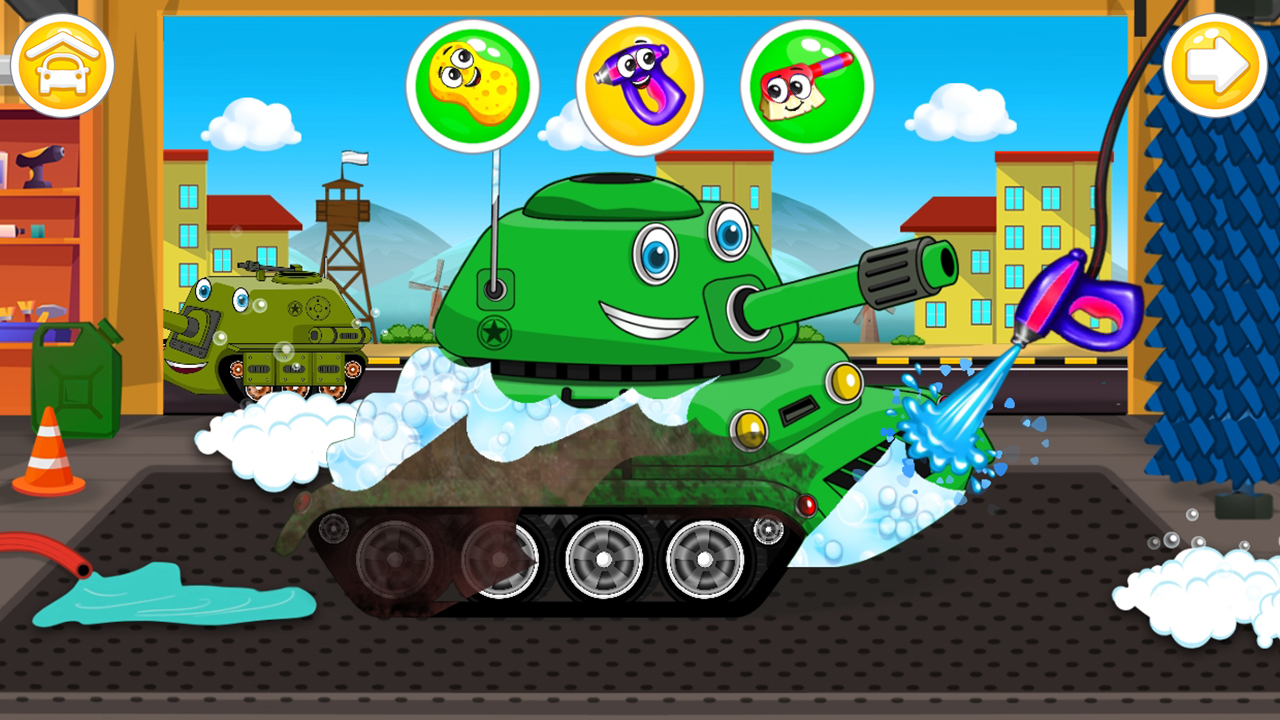 اسکرین شات 3 بازی Tank washing