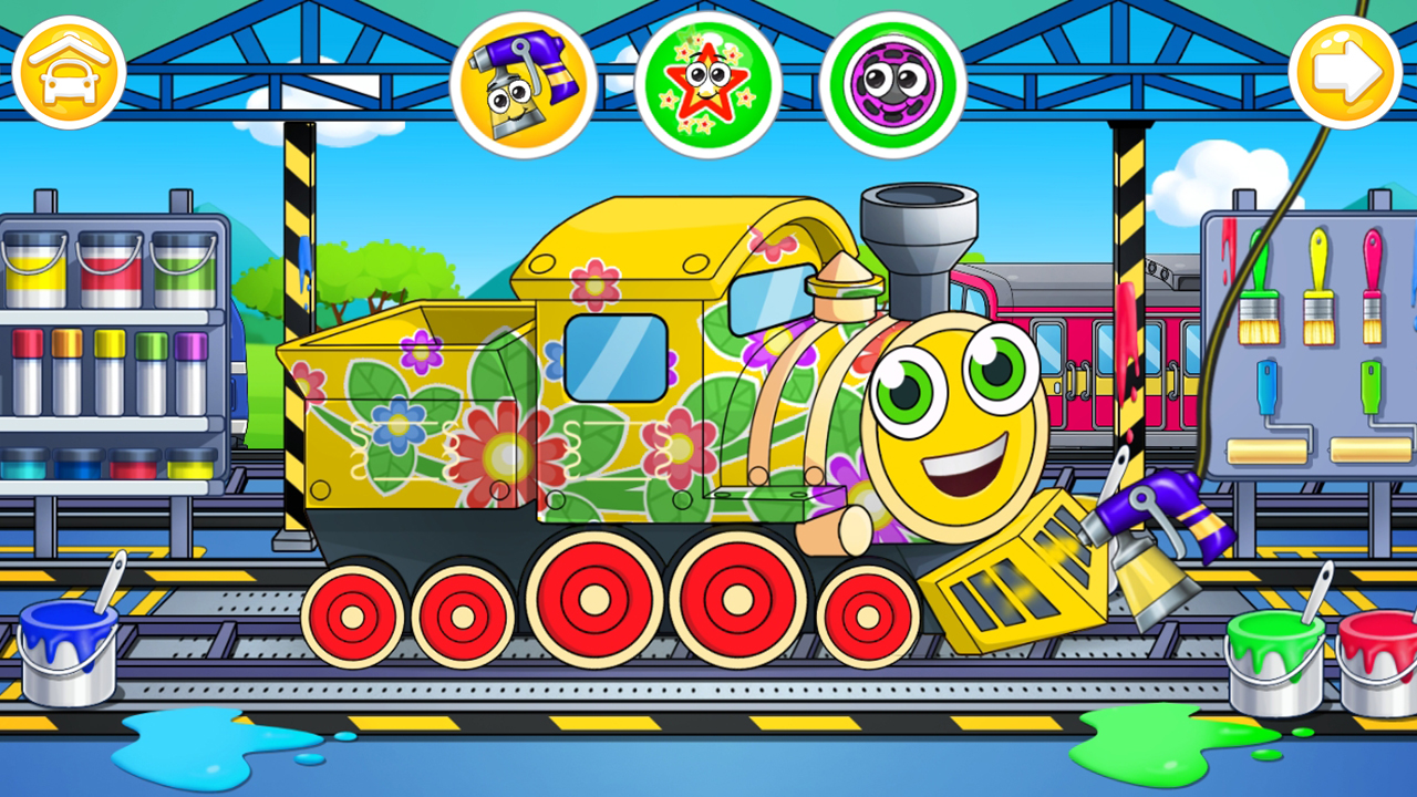 اسکرین شات 5 بازی Train wash