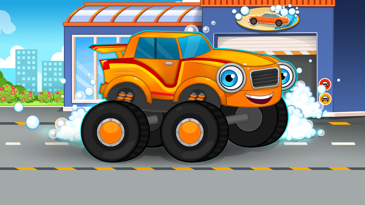 اسکرین شات 4 بازی Car Wash - Monster Truck