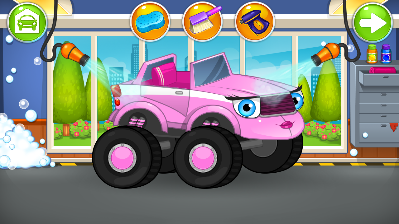 اسکرین شات 2 بازی Car Wash - Monster Truck