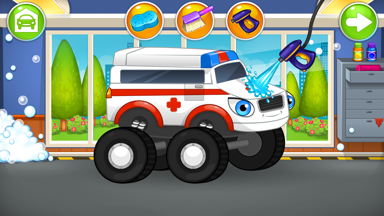 اسکرین شات 3 بازی Car Wash - Monster Truck