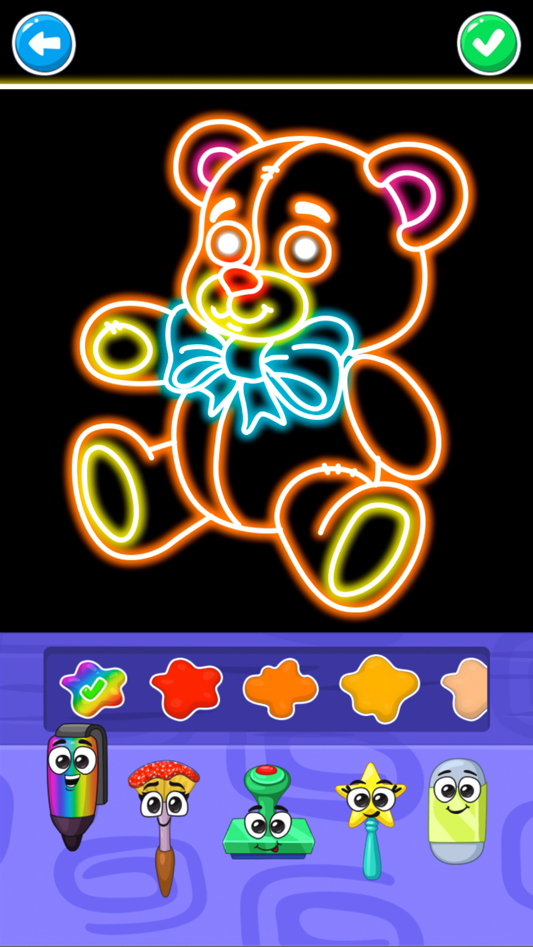 اسکرین شات 3 بازی Coloring book