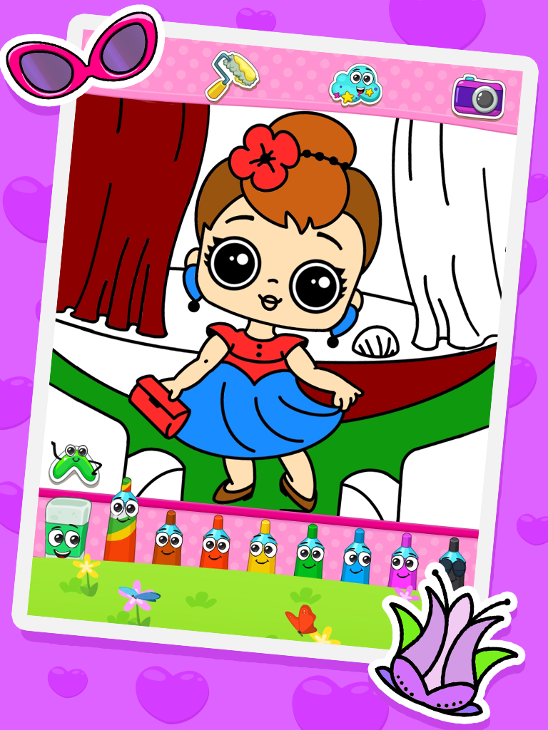 اسکرین شات 4 بازی Coloring dolls