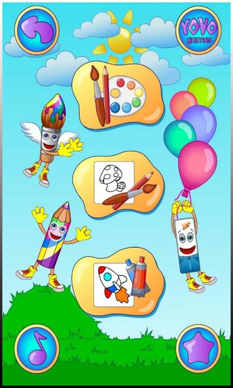 اسکرین شات 1 بازی Coloring pages
