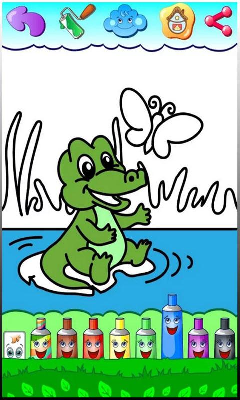 اسکرین شات 4 بازی Coloring pages