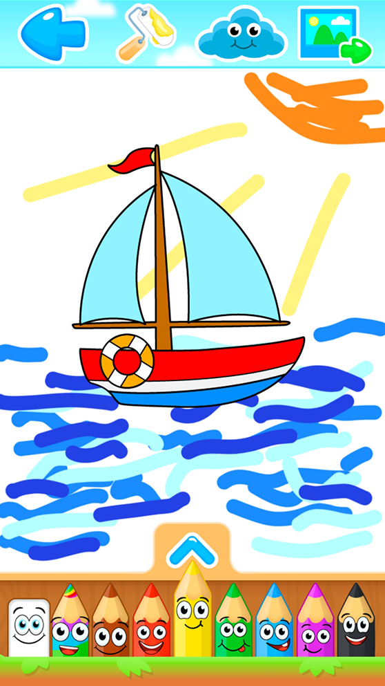 اسکرین شات 8 بازی Transport coloring pages