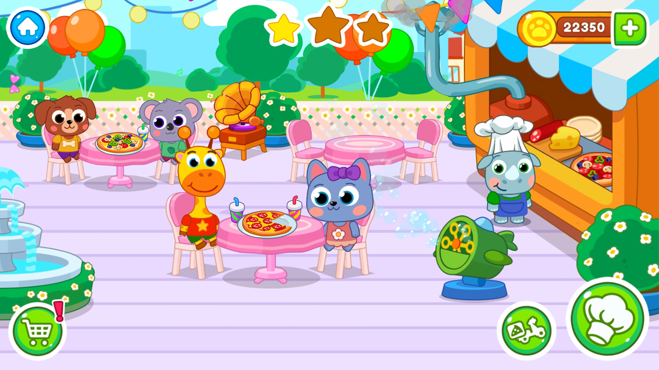 اسکرین شات 3 بازی Pizzeria for kids
