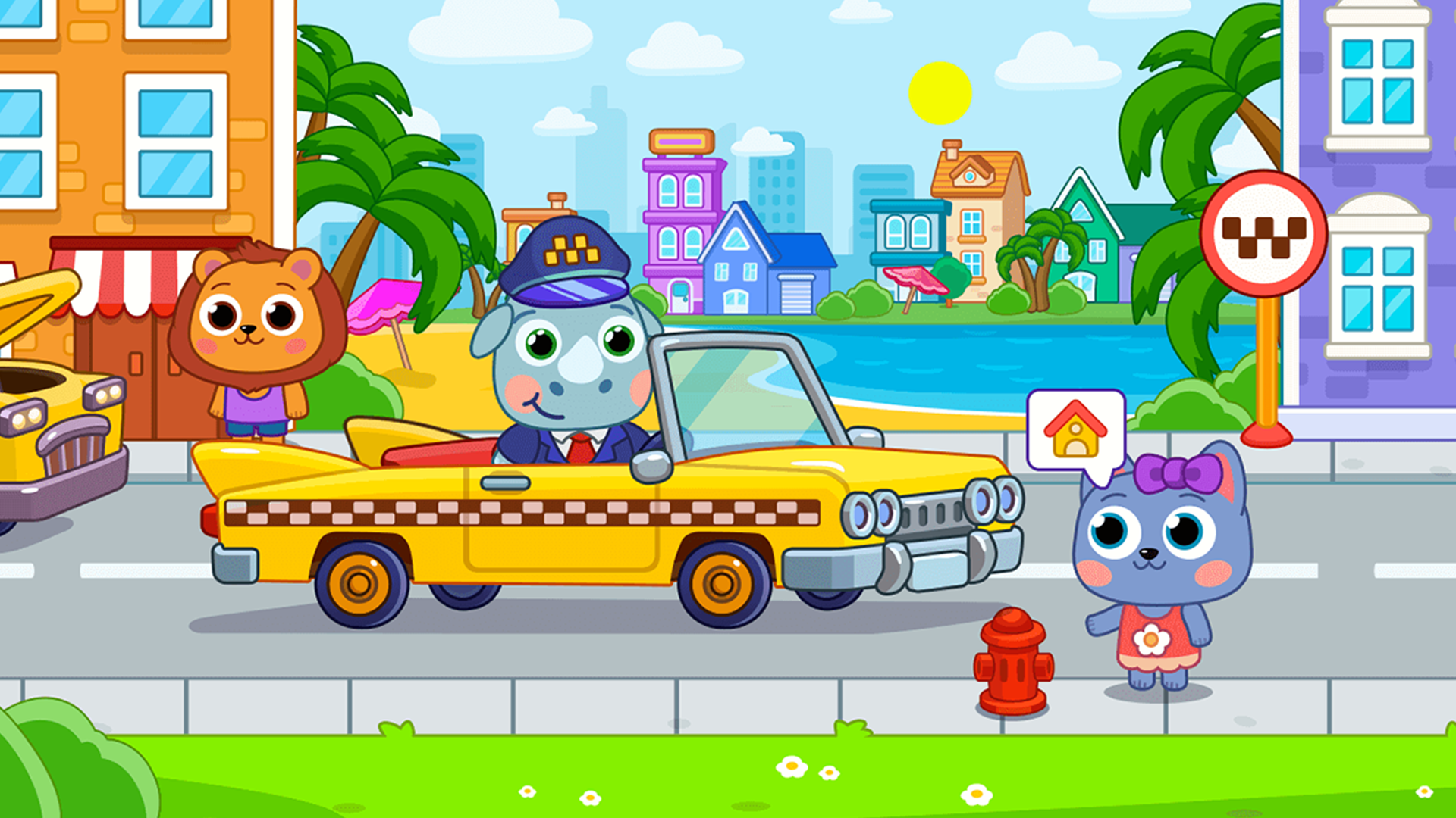 اسکرین شات 1 بازی Taxi for kids