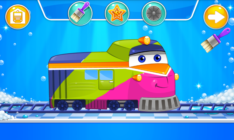اسکرین شات 2 بازی Train Wash