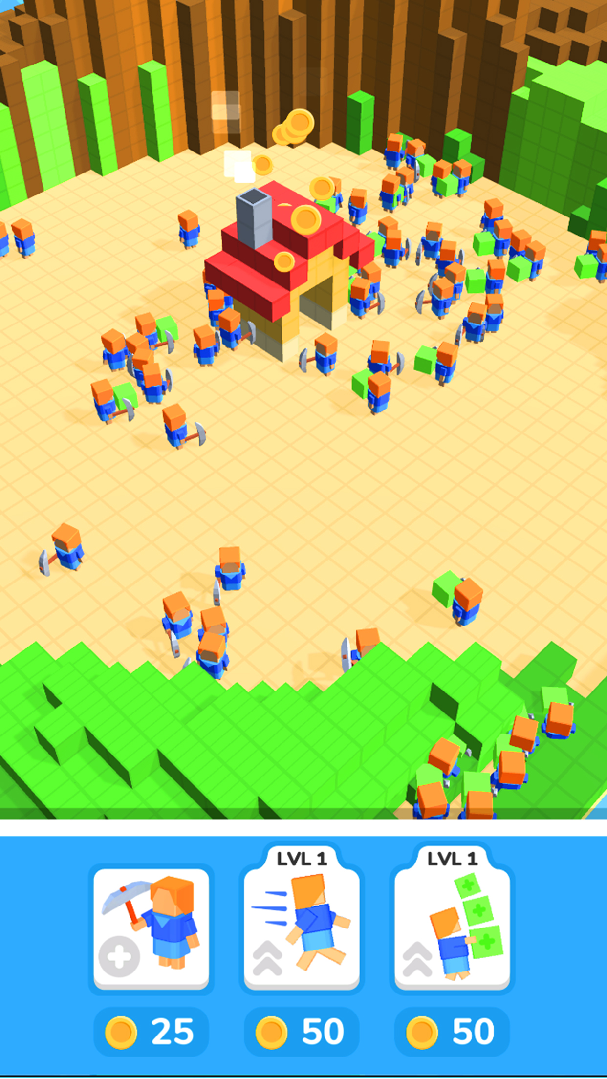 اسکرین شات 2 بازی Minecube - Idle