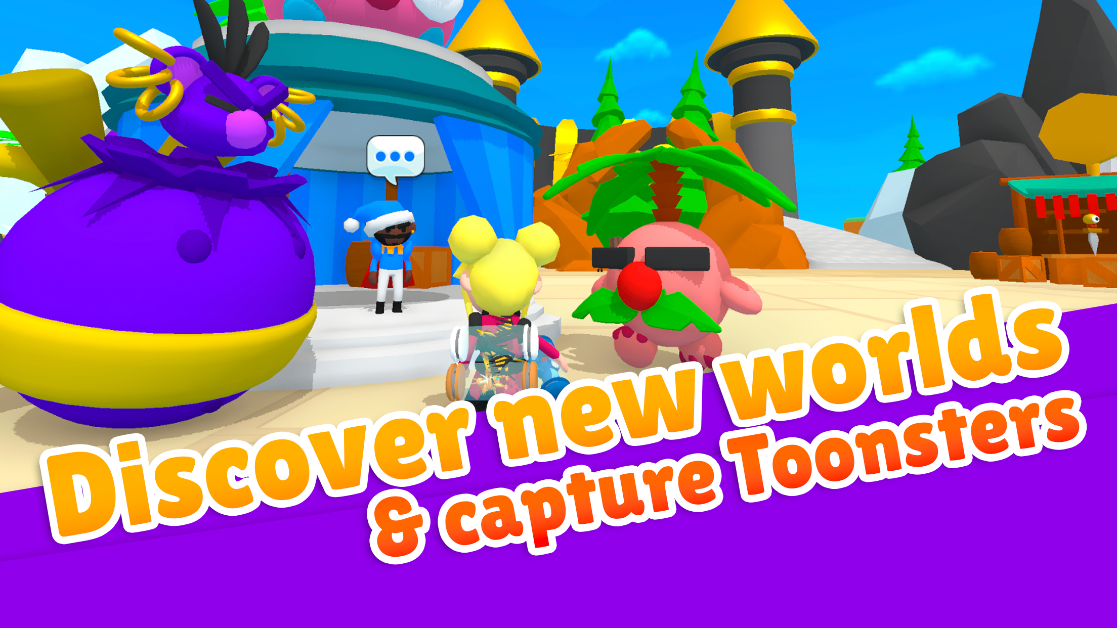 اسکرین شات 2 بازی Toonsters: Crossing Worlds