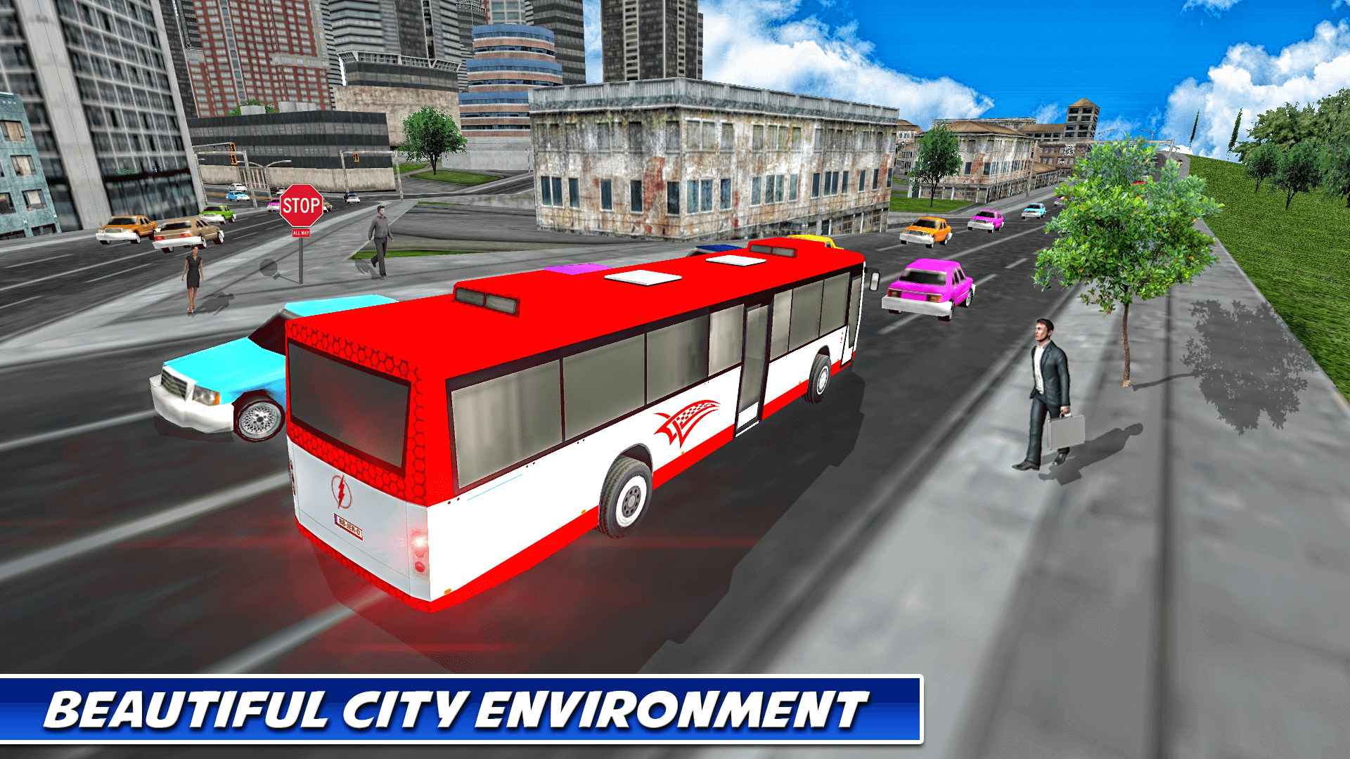 اسکرین شات 7 بازی Luxury Bus Coach Driving Game