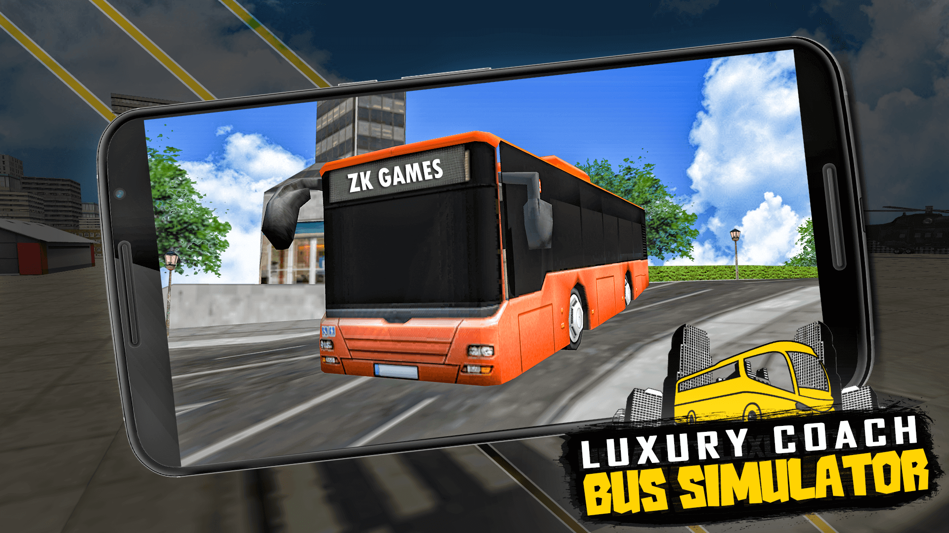 اسکرین شات 1 بازی Luxury Bus Coach Driving Game