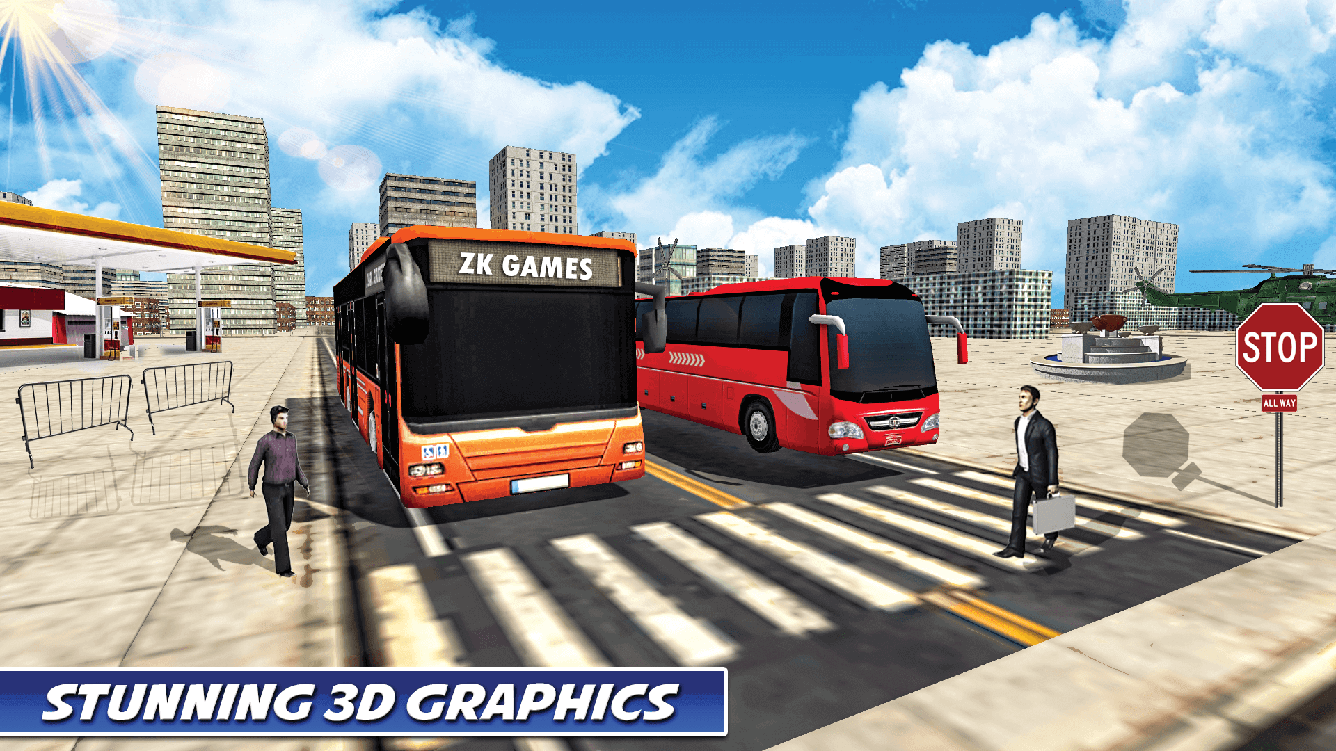 اسکرین شات 4 بازی Luxury Bus Coach Driving Game