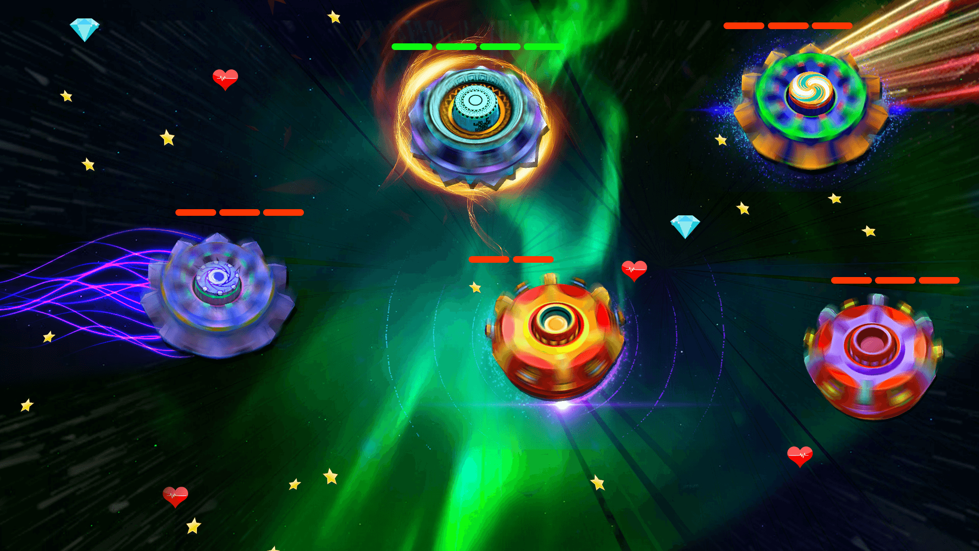 اسکرین شات 5 بازی Fidget Spinner Fight.io Game