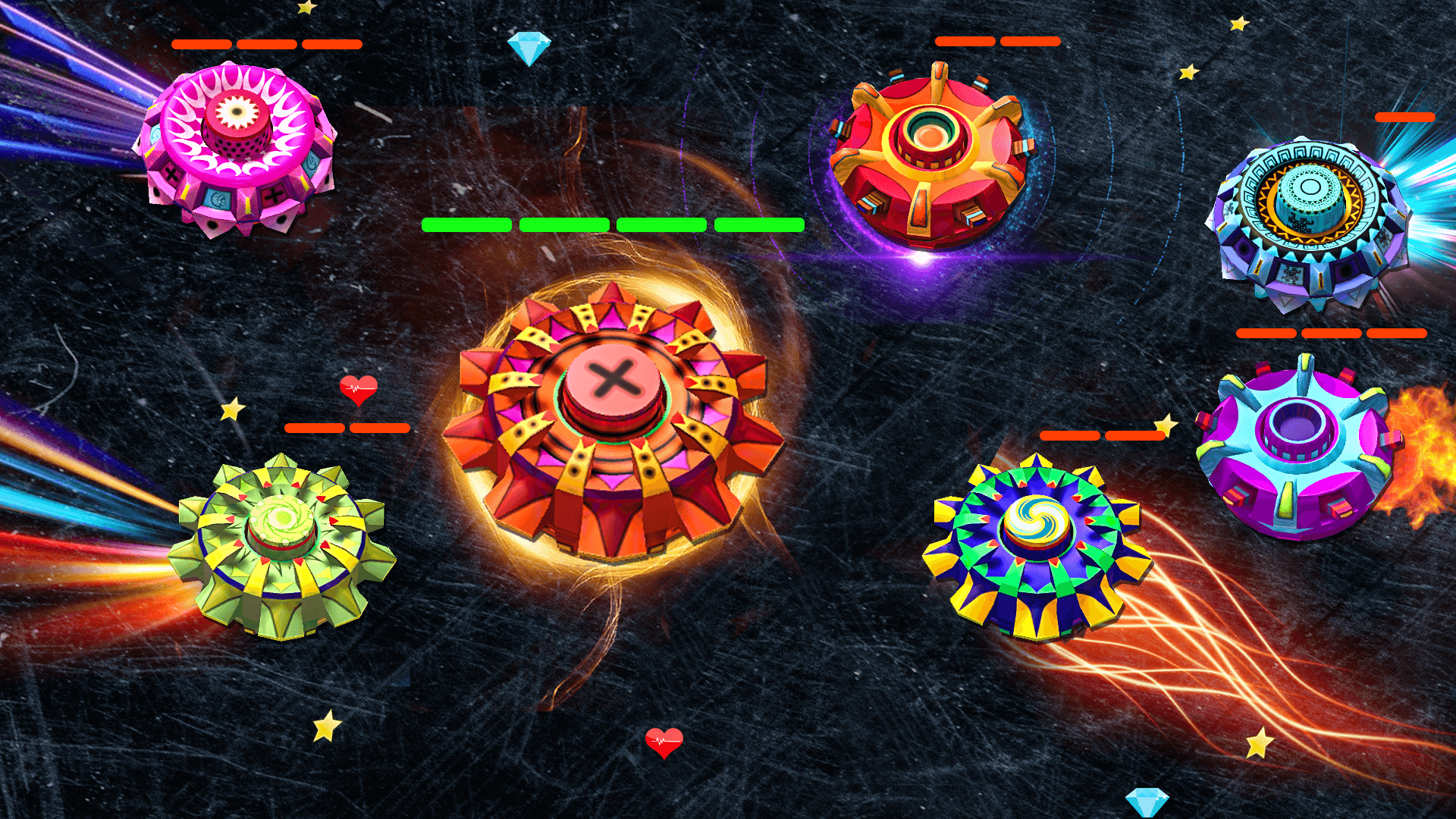 اسکرین شات 3 بازی Fidget Spinner Fight.io Game