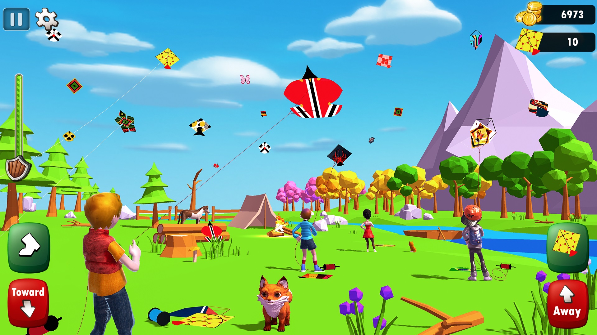 اسکرین شات 3 بازی Kite Game 3D – Kite Flying