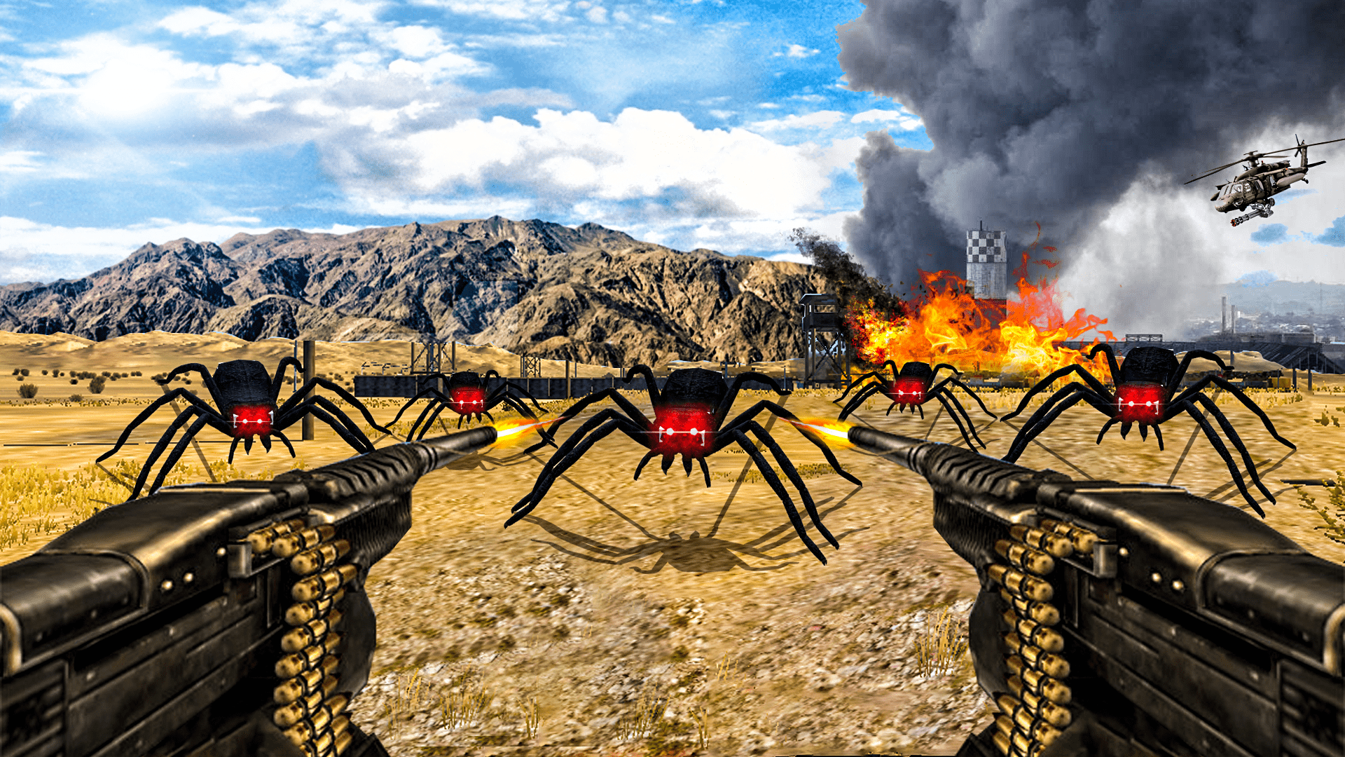 اسکرین شات 3 بازی Monster Spider Hunter 3D Game