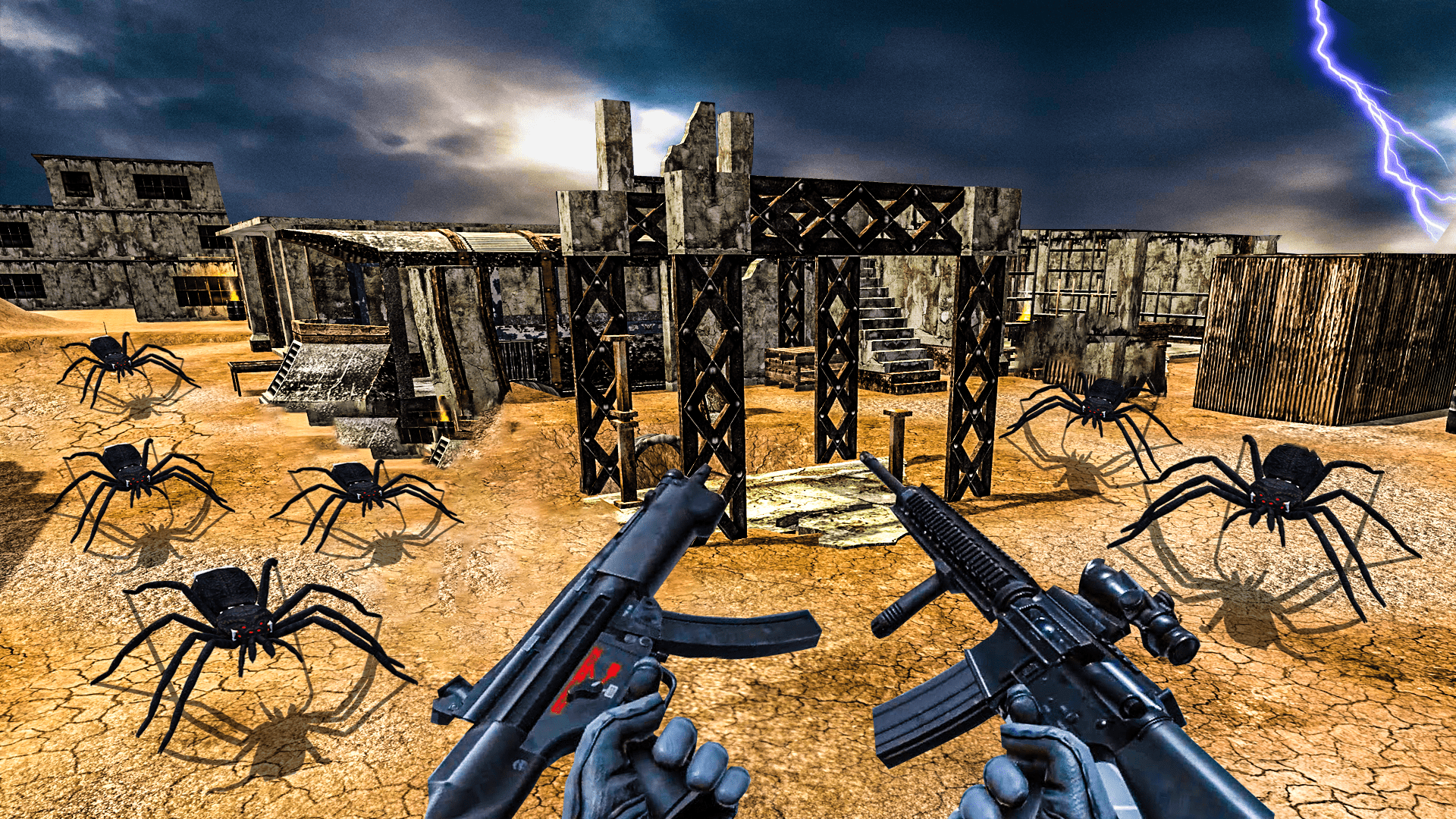 اسکرین شات 5 بازی Monster Spider Hunter 3D Game