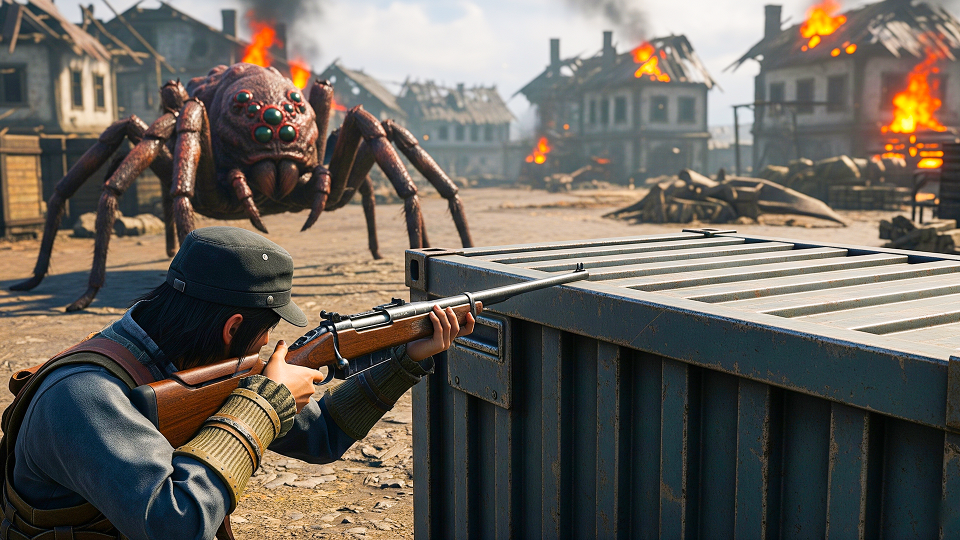 اسکرین شات 1 بازی Monster Spider Hunter 3D Game