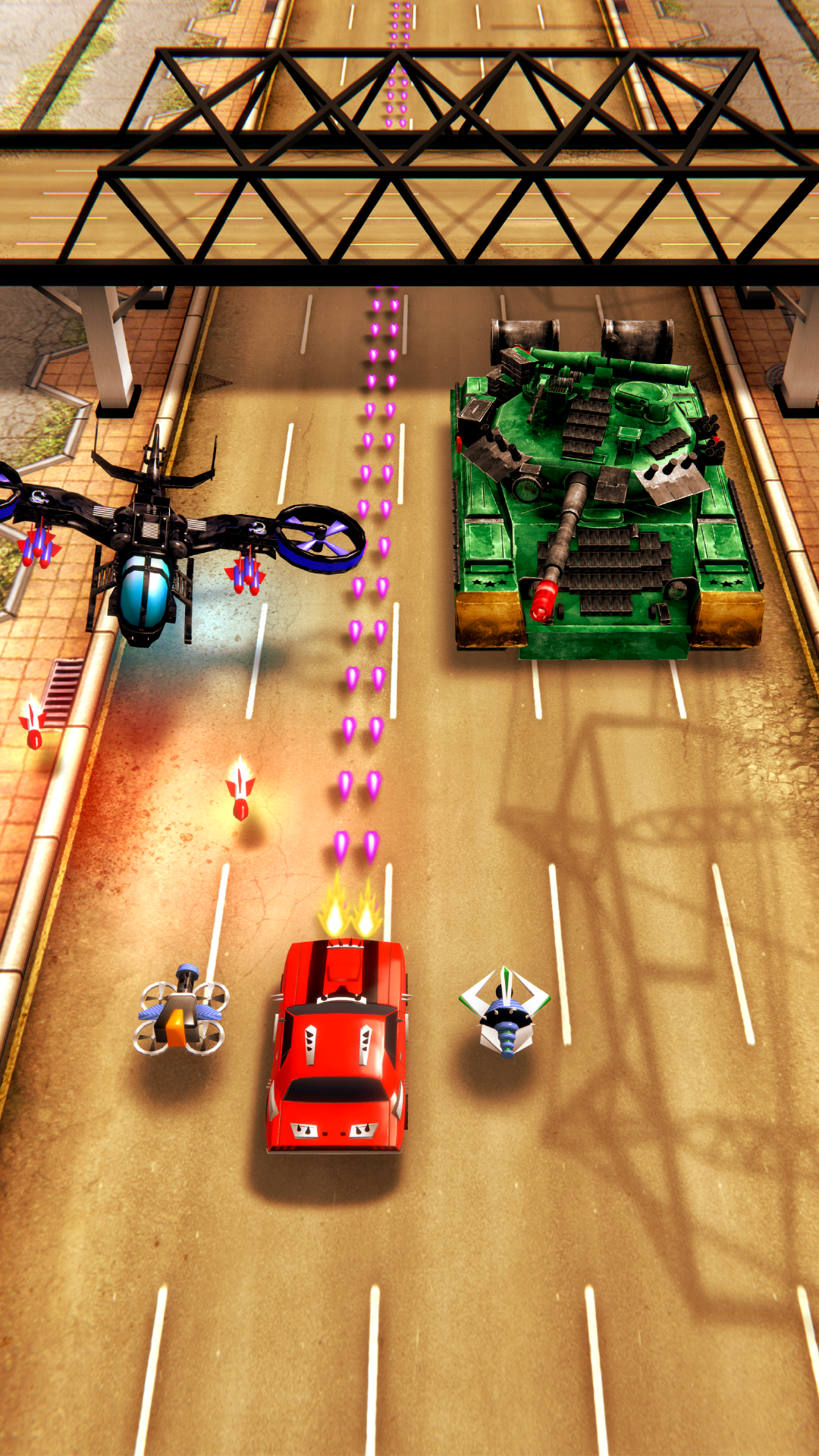 اسکرین شات 7 بازی Chaos Road: Combat Car Racing