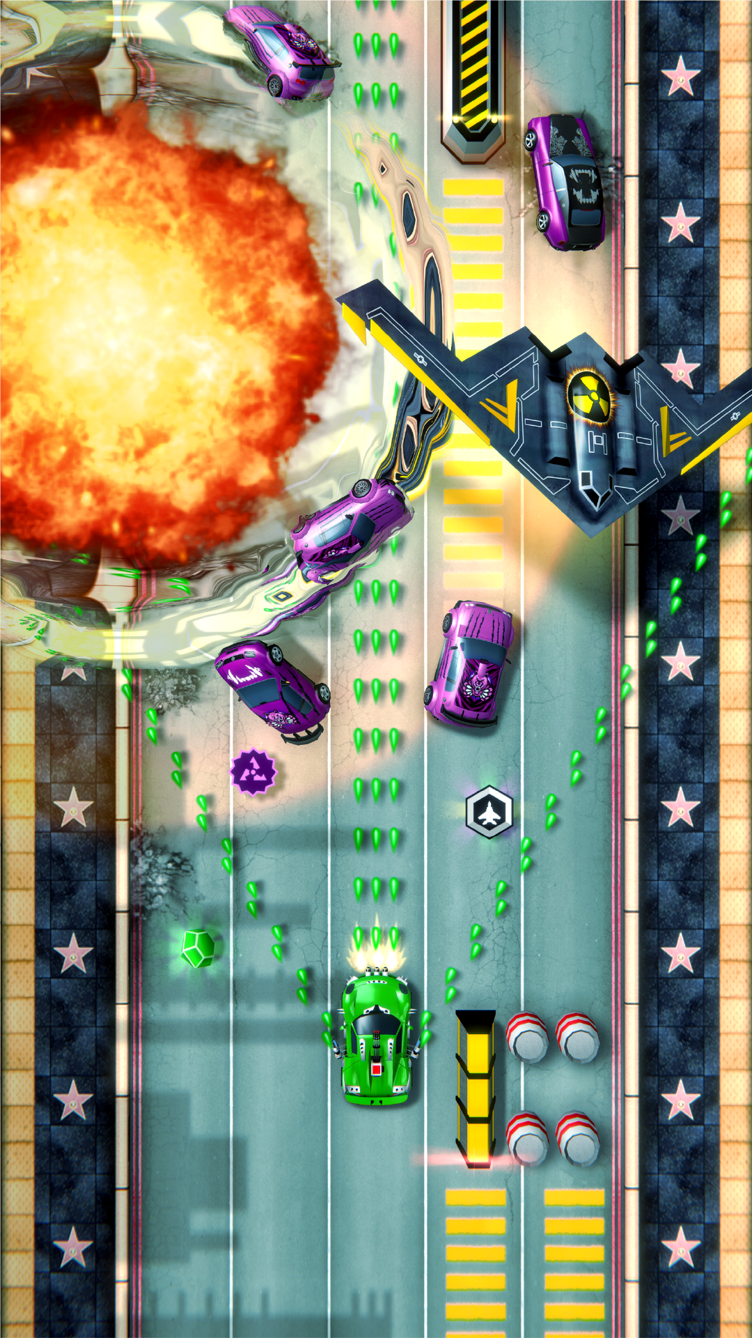 اسکرین شات 1 بازی Chaos Road: Combat Car Racing
