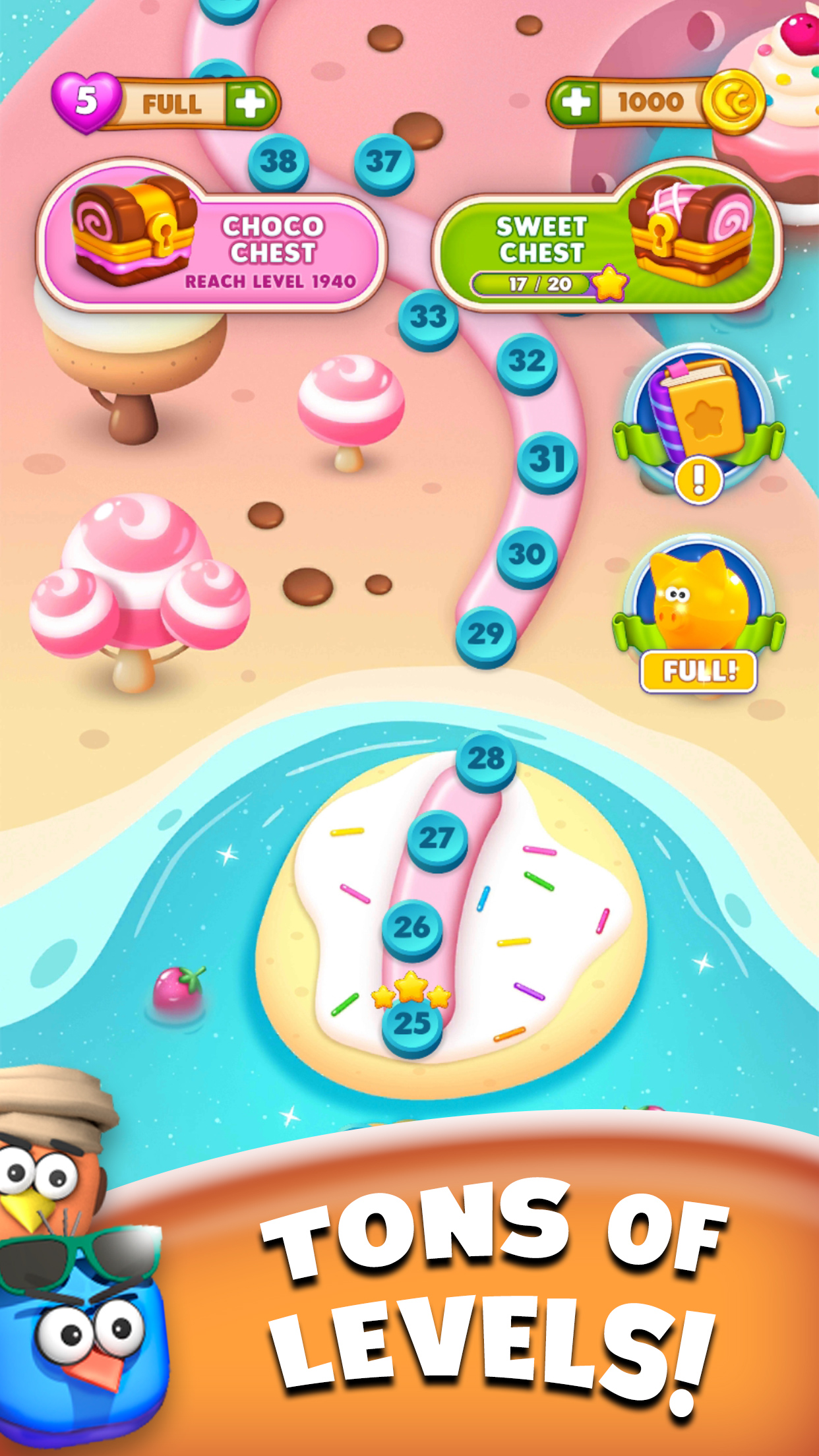 اسکرین شات 3 بازی Cartoon Crush Toon Royal Match