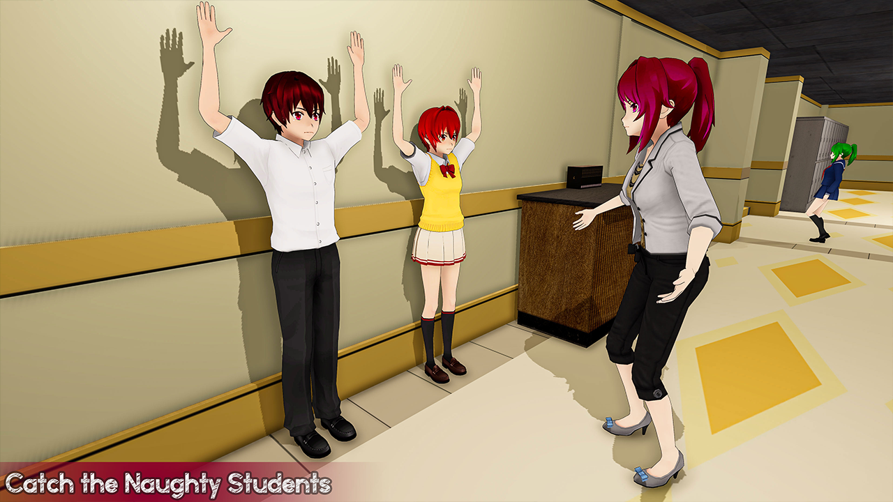 اسکرین شات 3 بازی Anime Girl School Teacher 3D