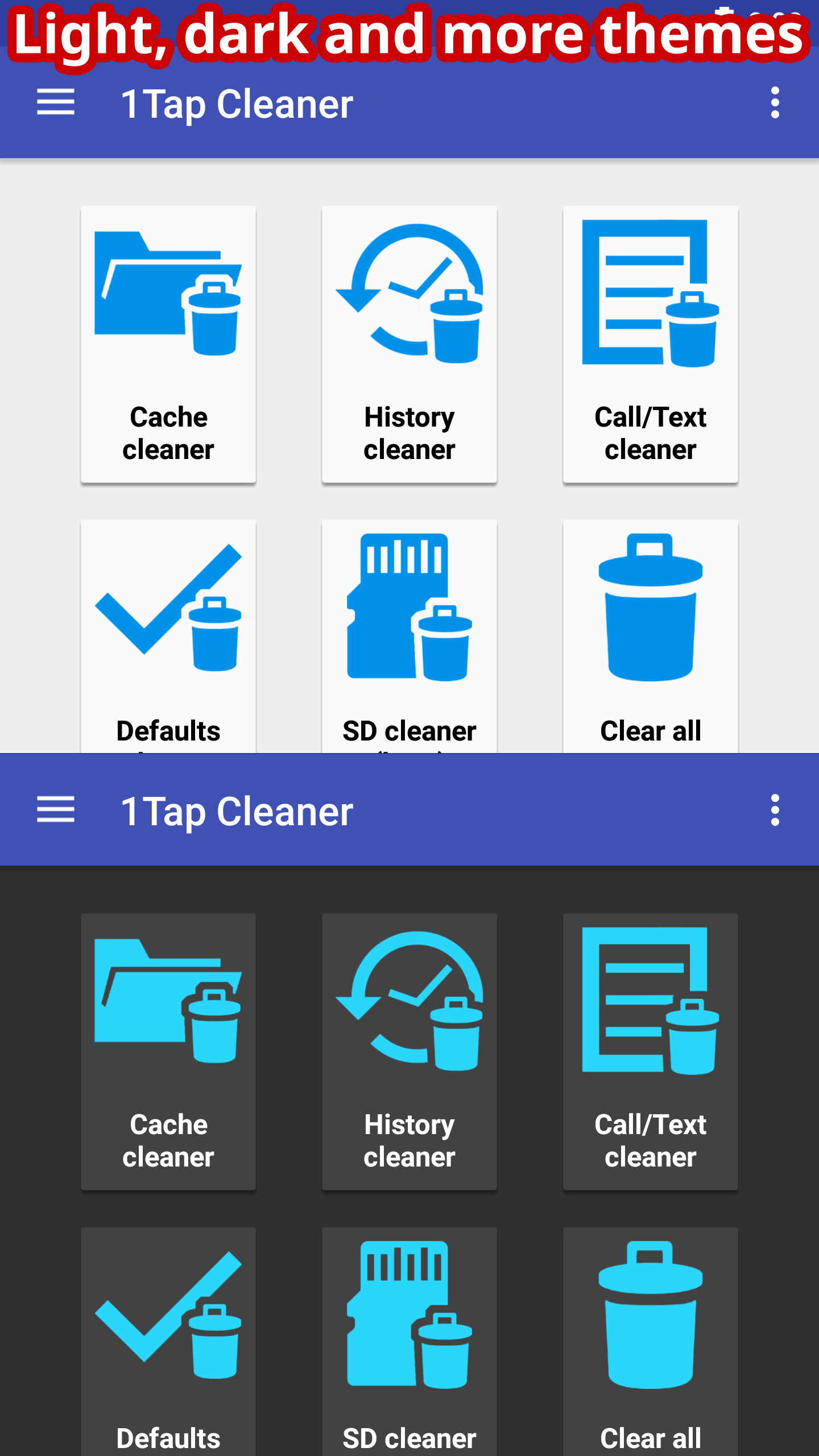 اسکرین شات 7 برنامه 1Tap Cleaner (clear cache)