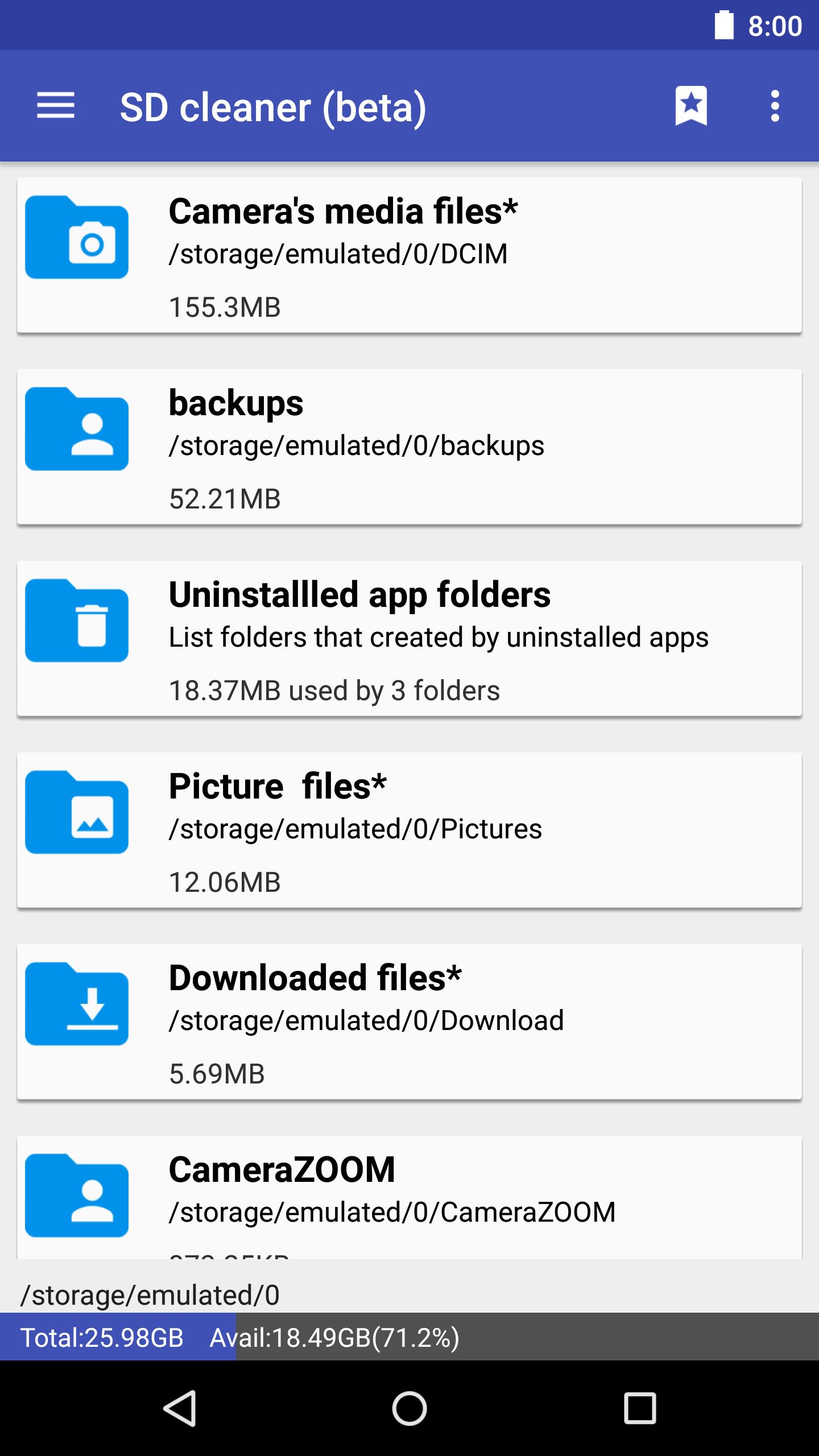 اسکرین شات 3 برنامه 1Tap Cleaner (clear cache)