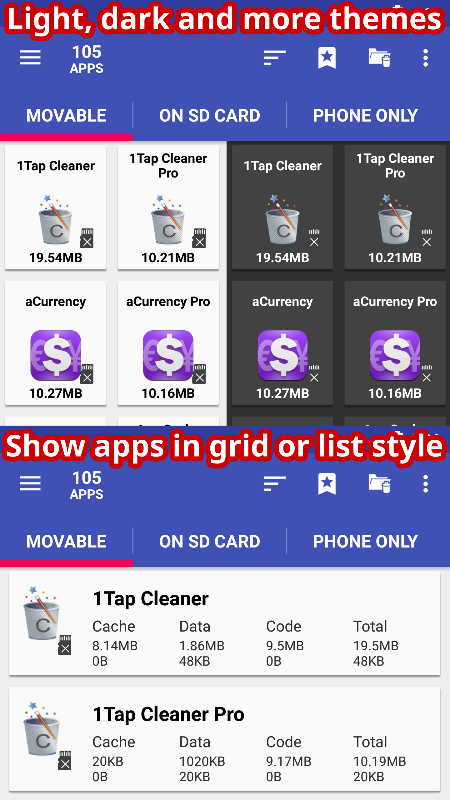 اسکرین شات 5 برنامه AppMgr III (App 2 SD)