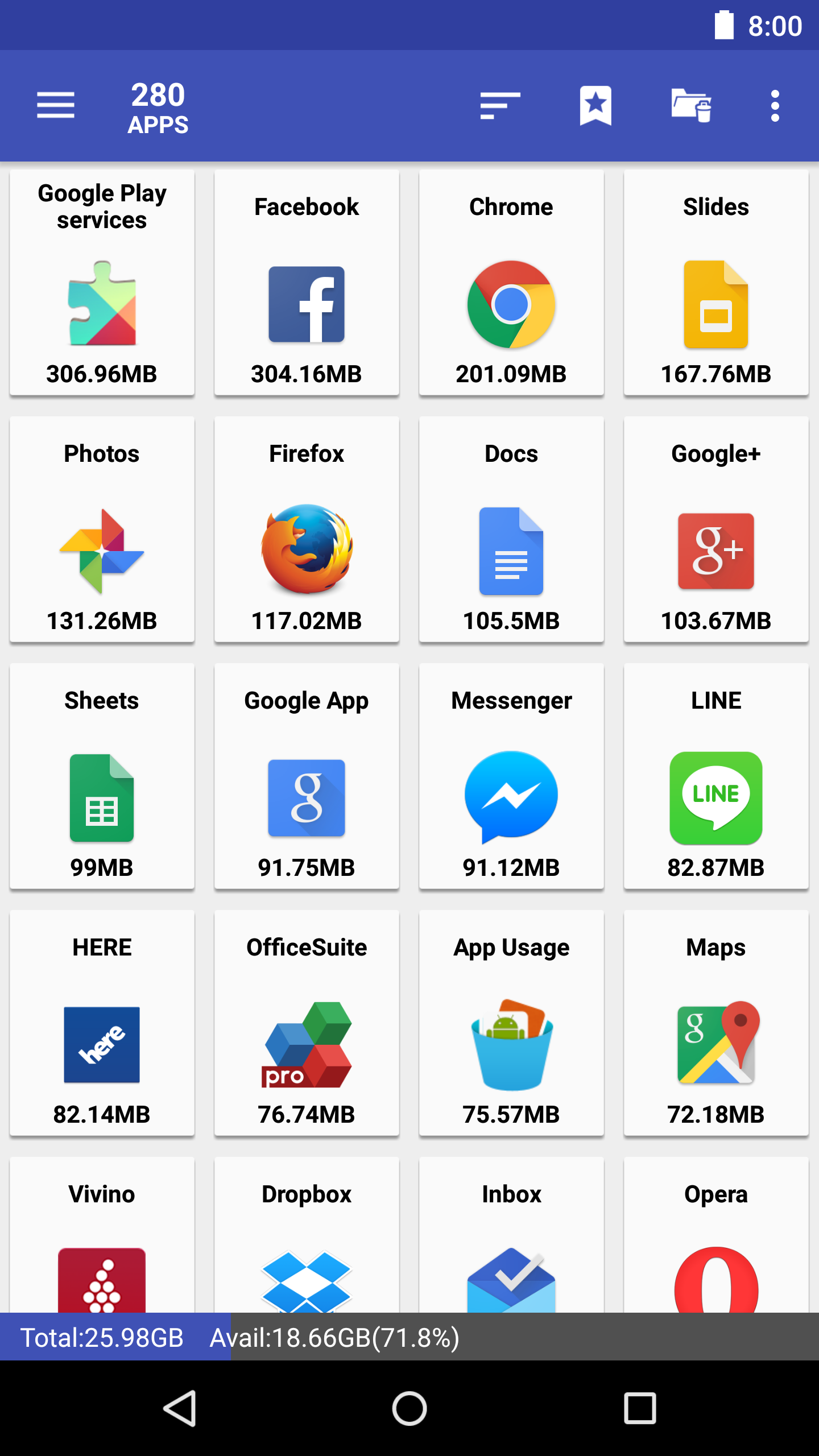 اسکرین شات 4 برنامه AppMgr III (App 2 SD)