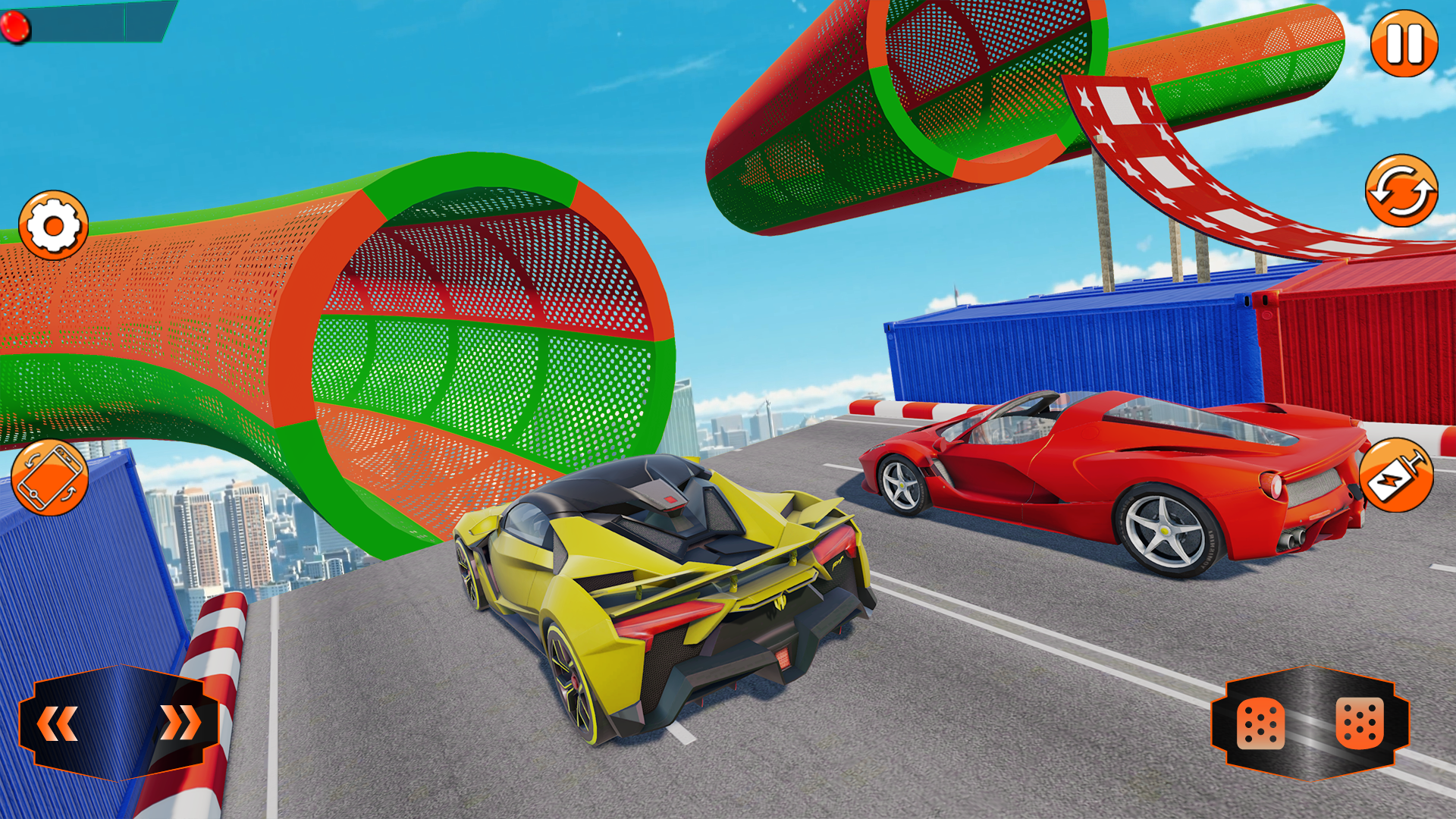 اسکرین شات 3 برنامه Car Driving GT Stunt Racing 3D