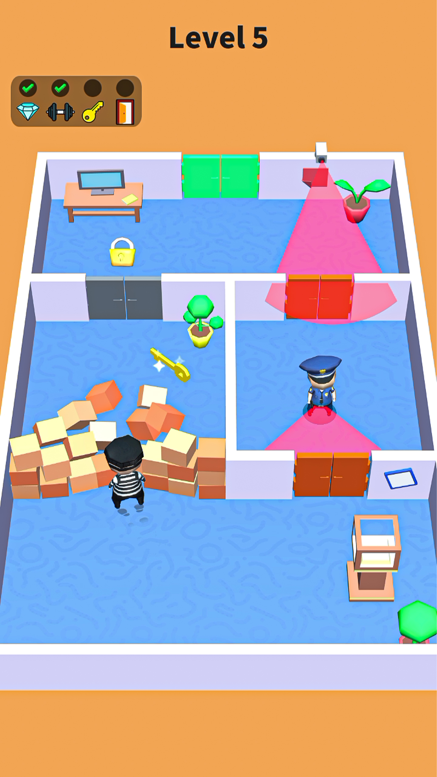 اسکرین شات 2 بازی Robbery Escape: Sneak & Run