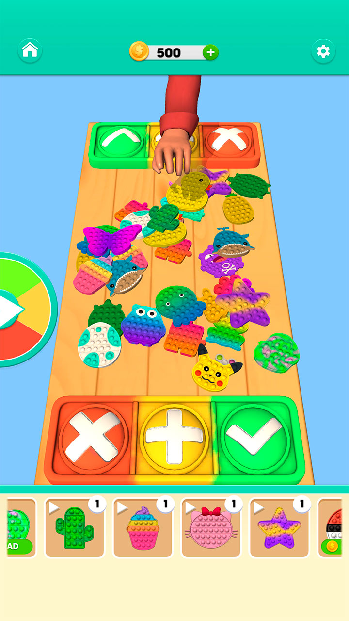 اسکرین شات 1 بازی Pop It Master 3D : Fidget Toys