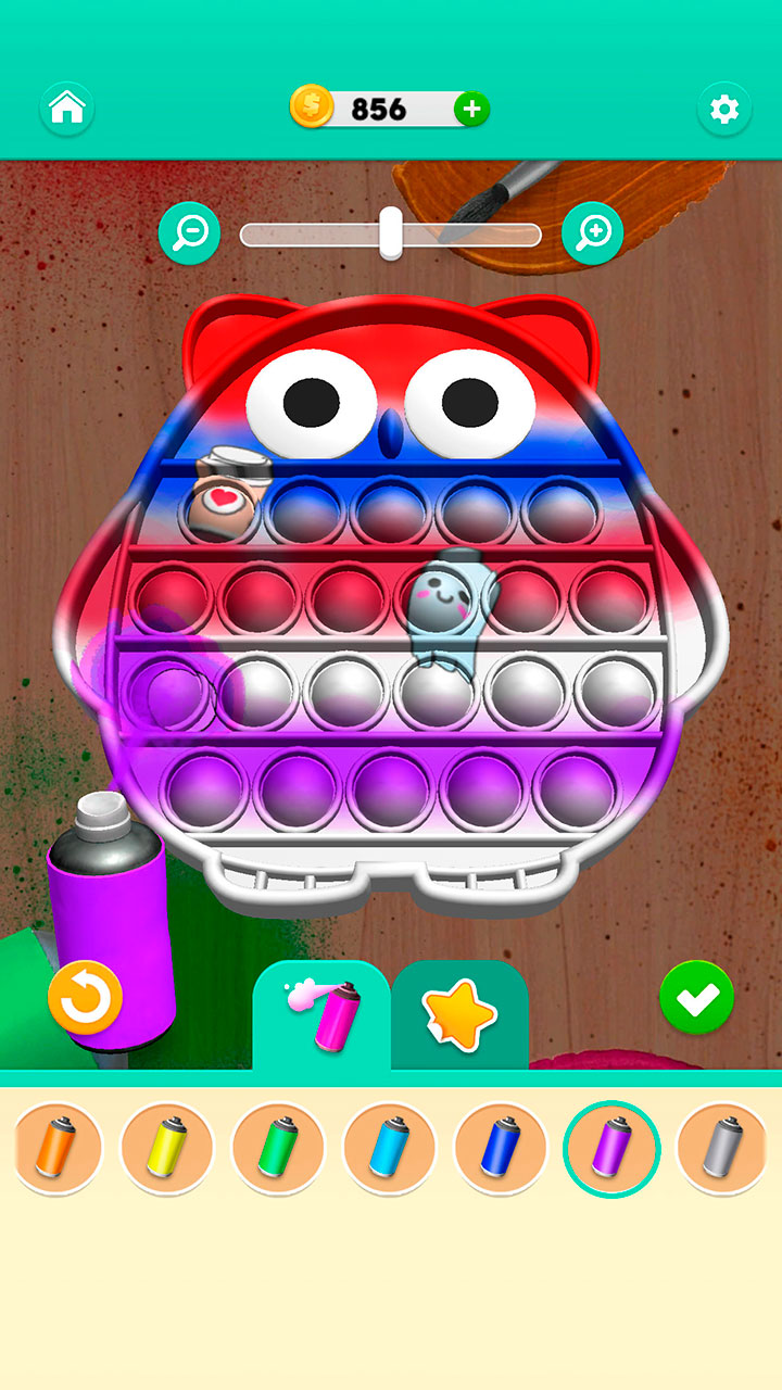 اسکرین شات 2 بازی Pop It Master 3D : Fidget Toys