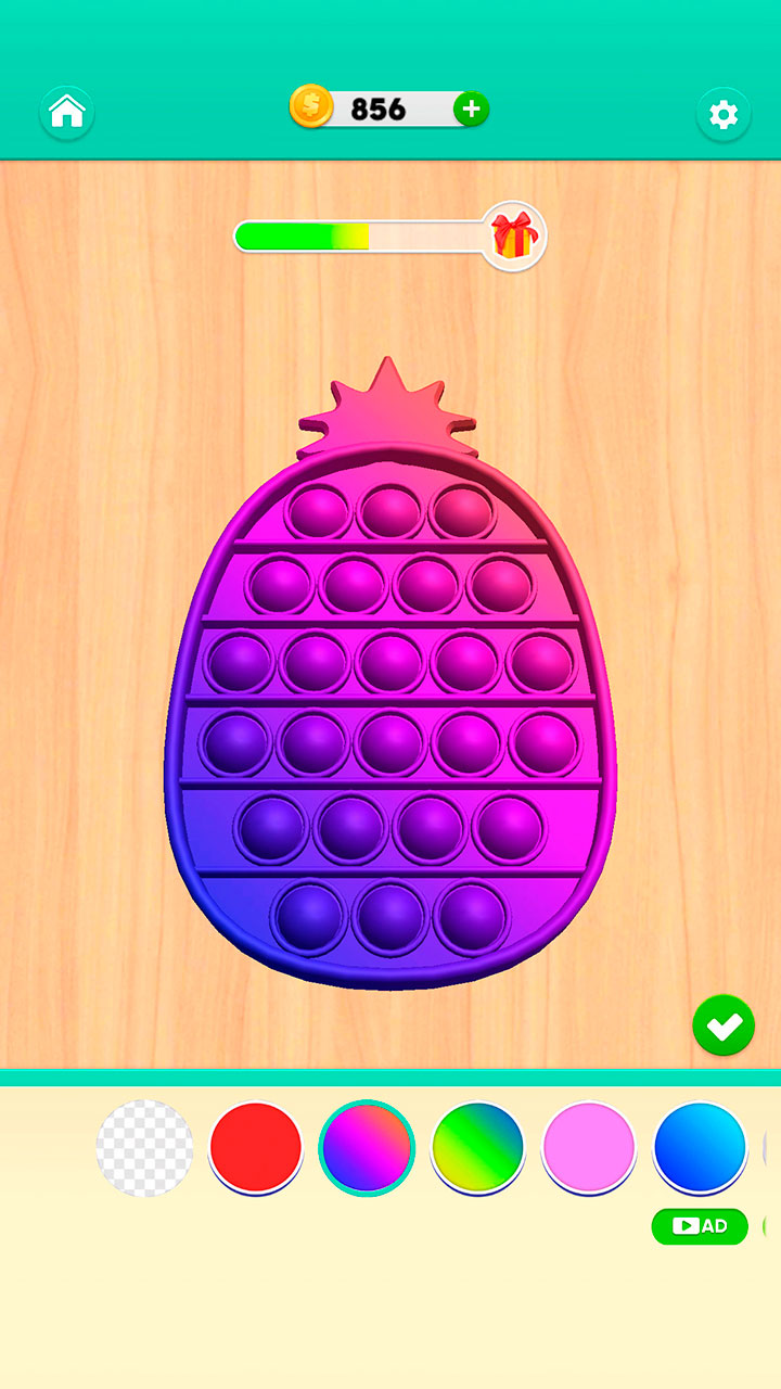 اسکرین شات 4 بازی Pop It Master 3D : Fidget Toys