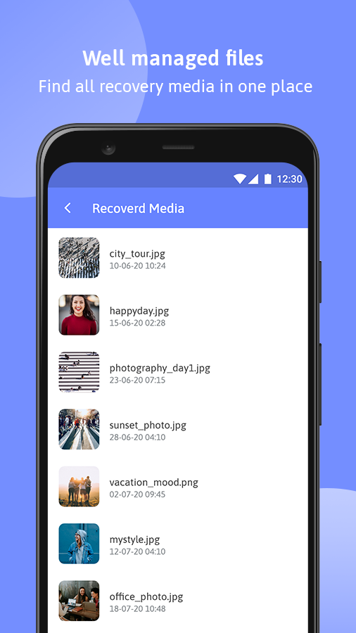 اسکرین شات 4 برنامه Deleted Photo Recovery