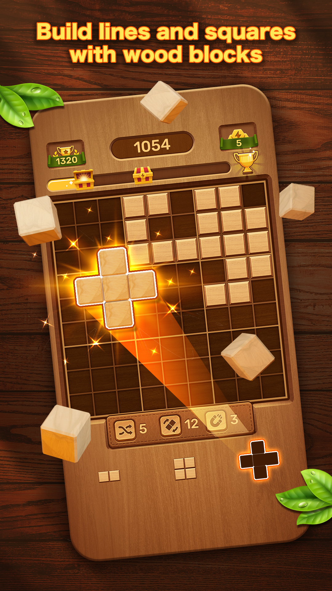 اسکرین شات 1 بازی Just Blocks: Wood Block Puzzle