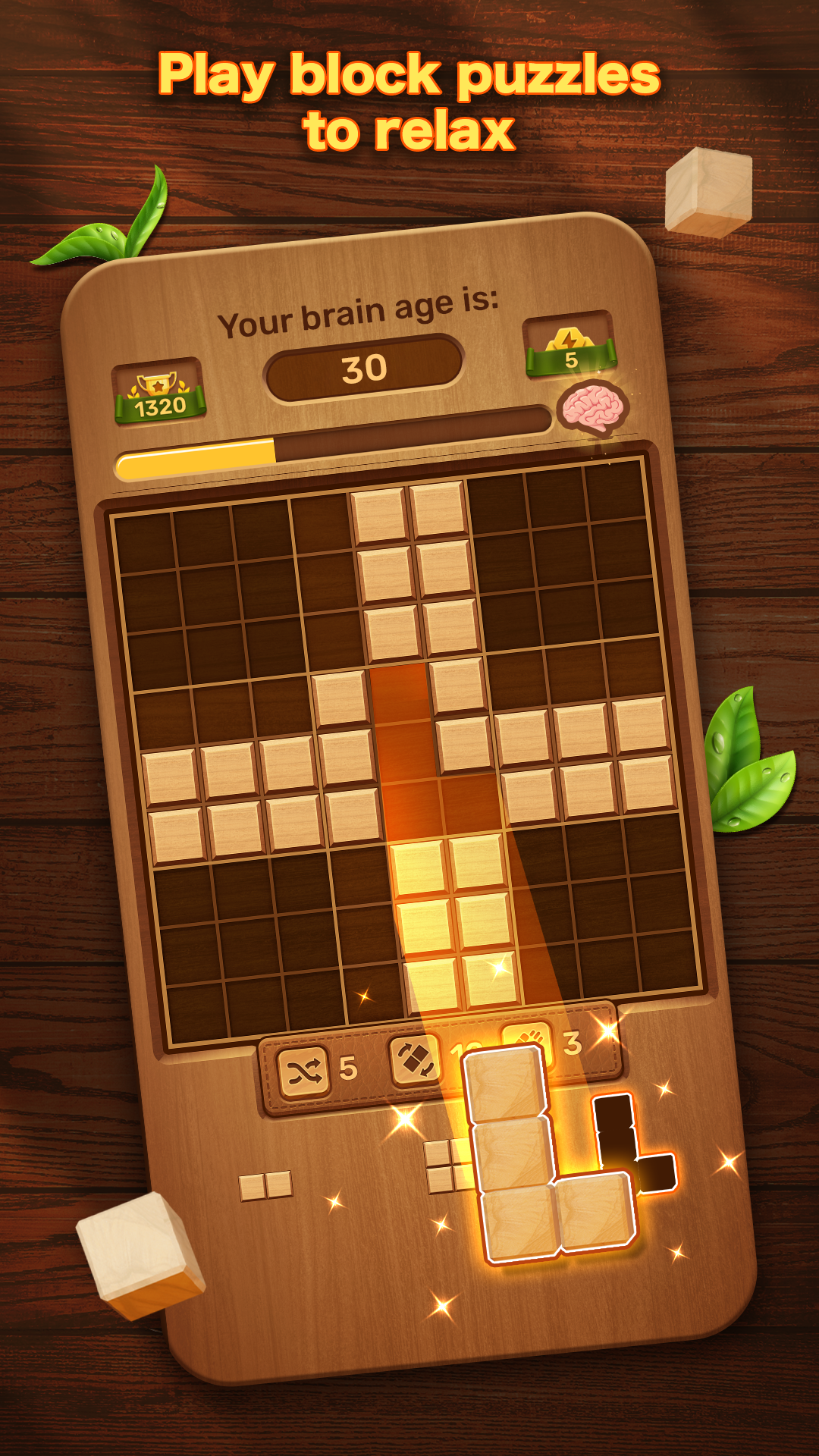 اسکرین شات 4 بازی Just Blocks: Wood Block Puzzle