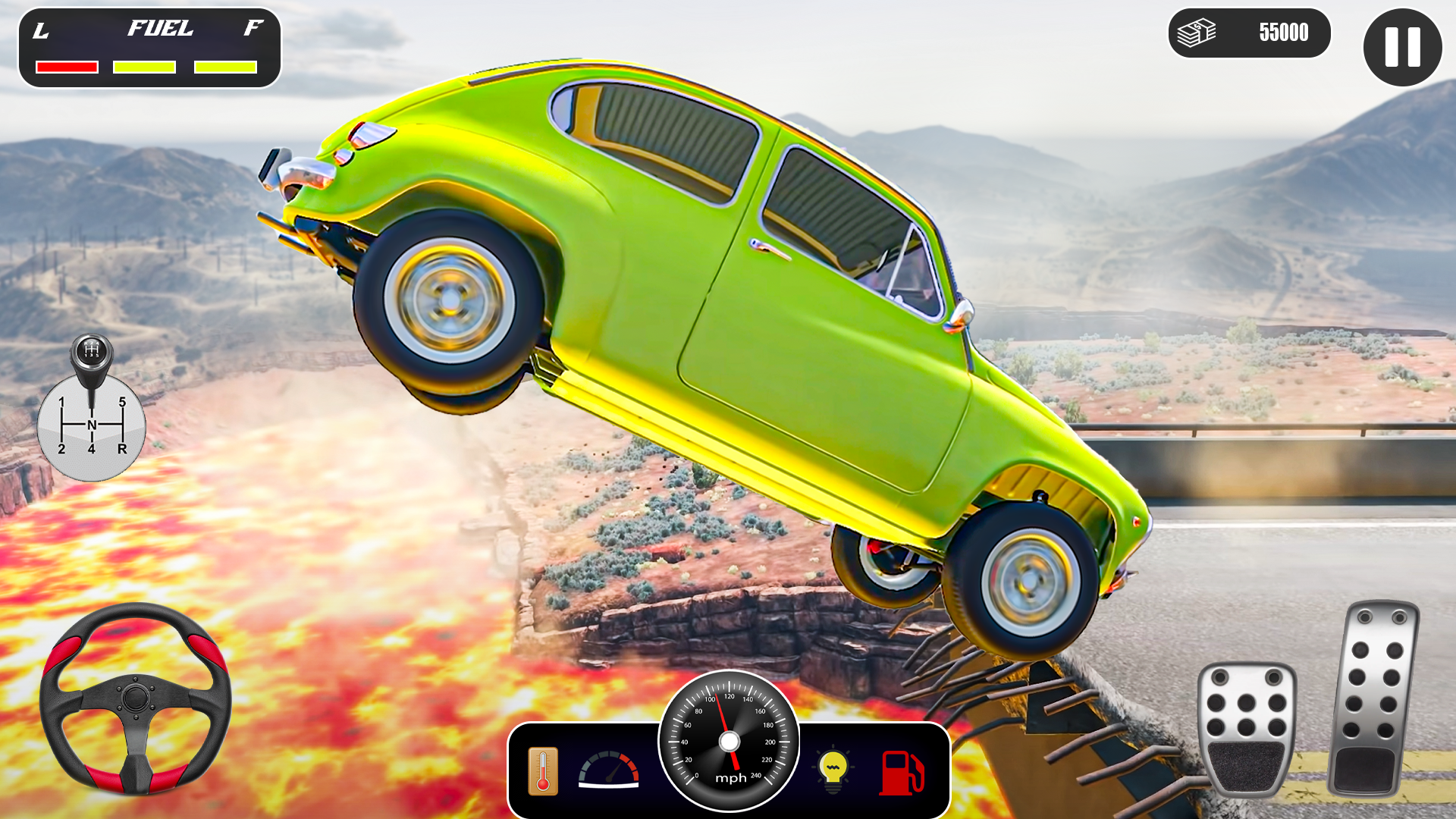 اسکرین شات 2 بازی Mega Car Crash Car Driving Sim