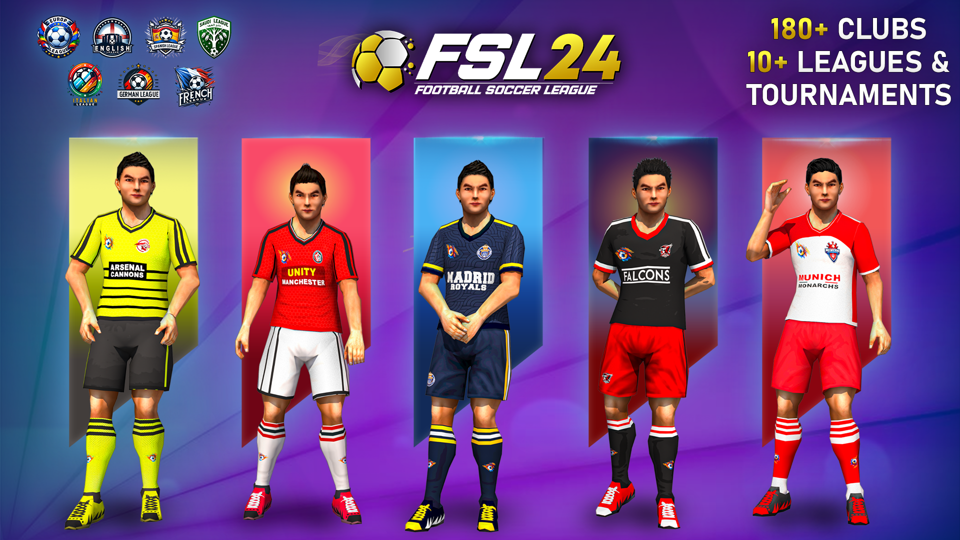 اسکرین شات 6 بازی FSL24 : Football Soccer League