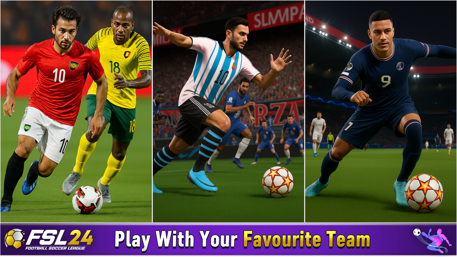 اسکرین شات 2 بازی FSL24 : Football Soccer League