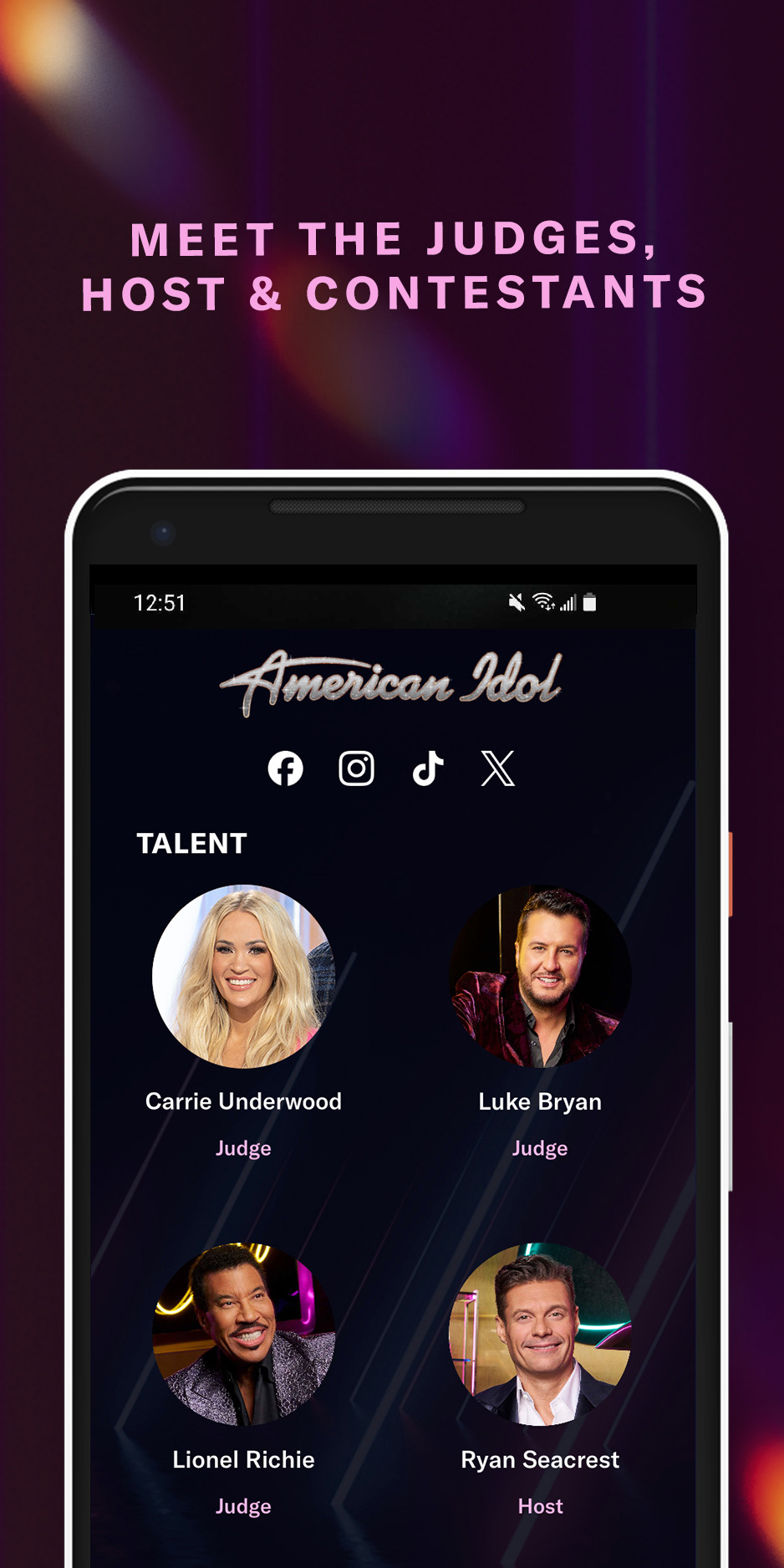اسکرین شات 3 برنامه American Idol - Watch and Vote