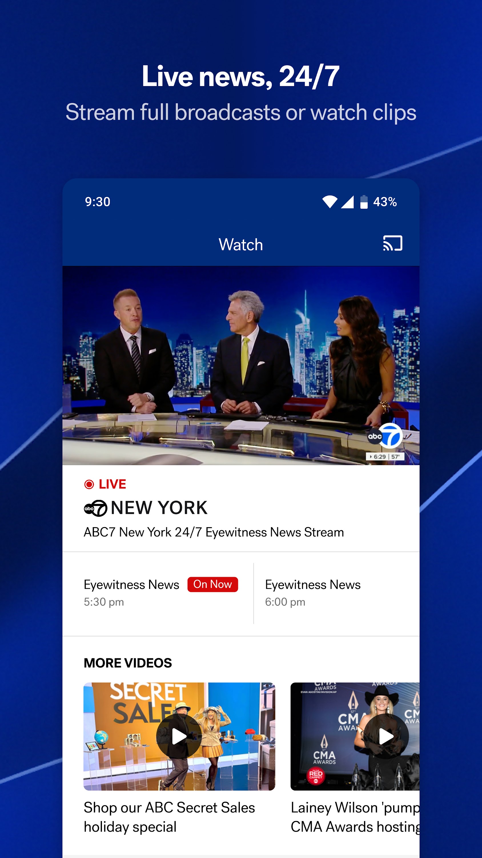 اسکرین شات 4 برنامه ABC 7 New York