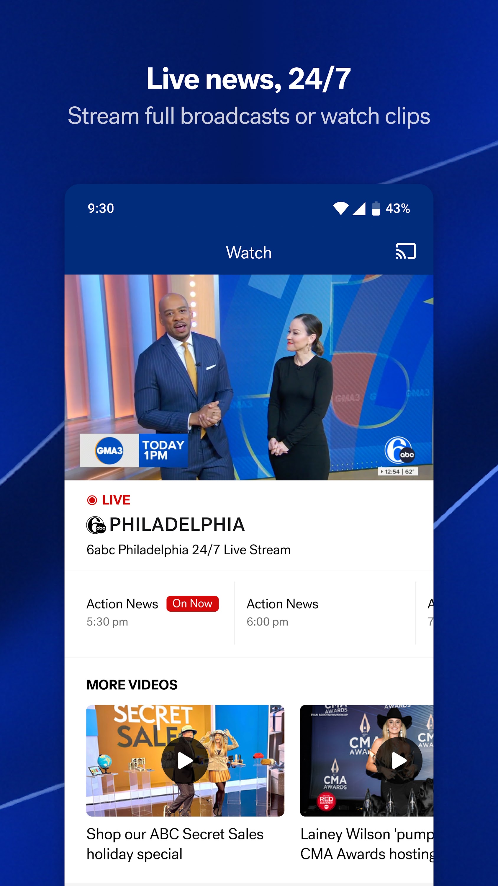 اسکرین شات 4 برنامه 6abc Philadelphia