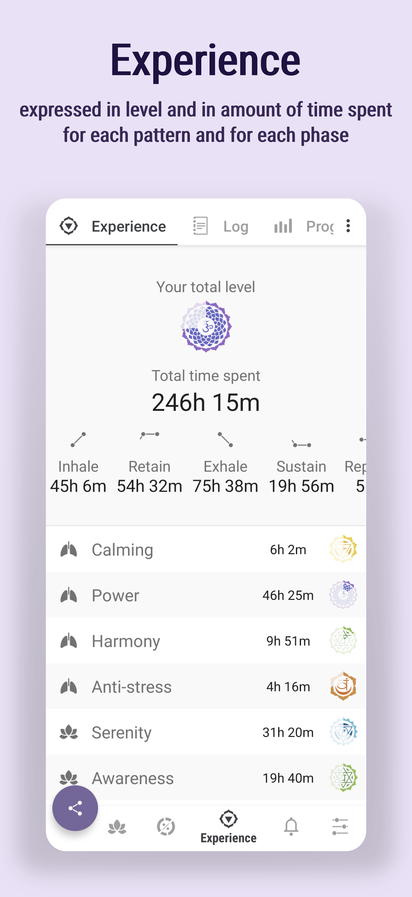 اسکرین شات 4 برنامه Prana Breath: Calm & Meditate
