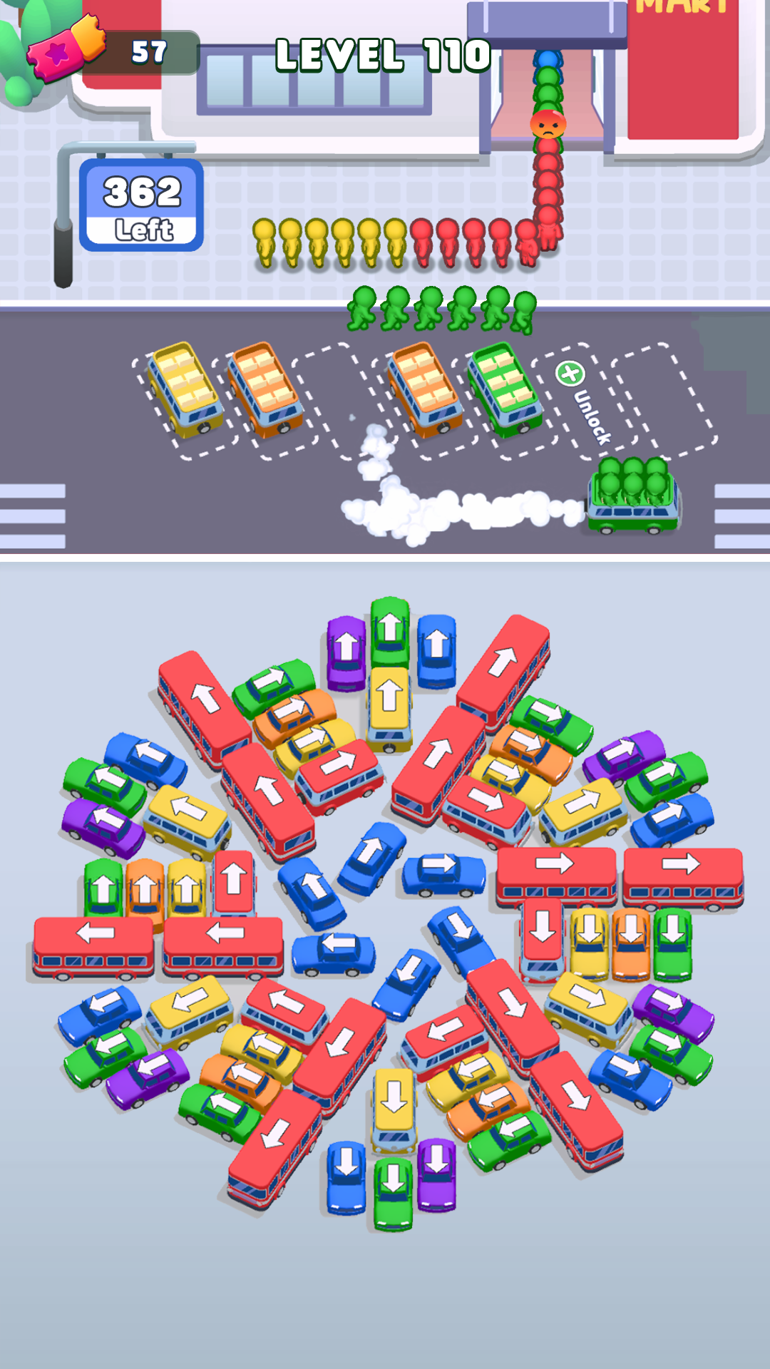 اسکرین شات 2 بازی Bus Escape: Traffic Jam